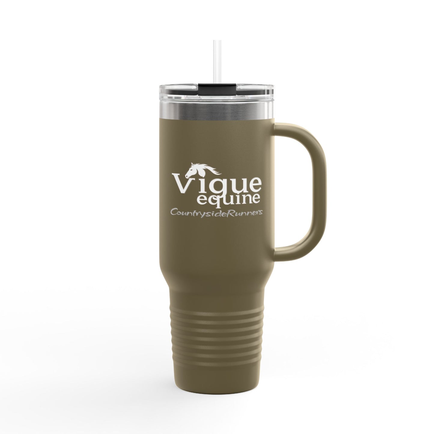 40 OZ Vigue Equine Insulated Travel Mug, 40oz - Perfect for Outdoor Adventures, Coffee Lovers, Gifts, Road Trips