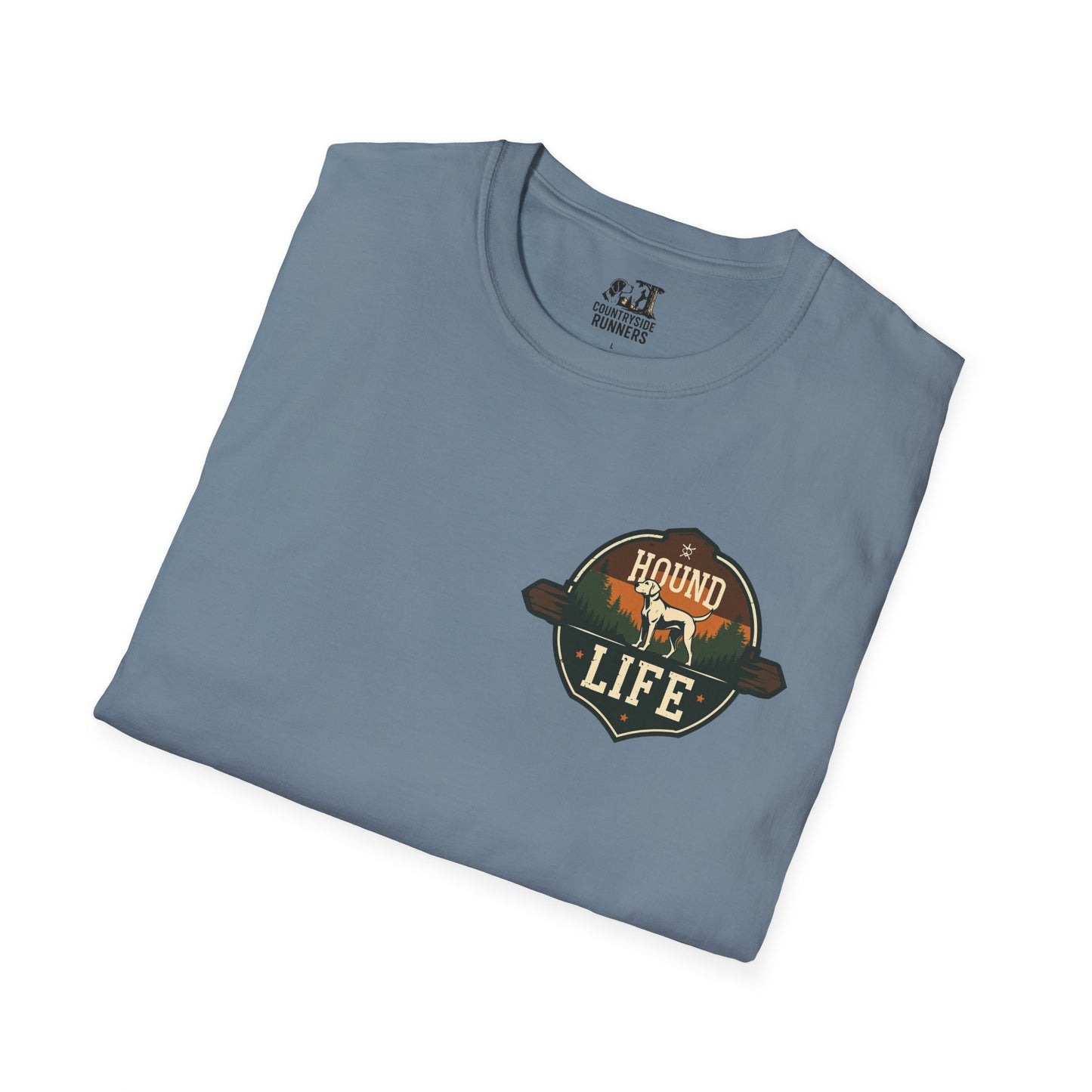 Countryside Runners Unisex Softstyle T-Shirt | Dog Lover Gift, Outdoor Activity Tee, Casual Wear, Pet Enthusiast Shirt, Nature Lover Apparel