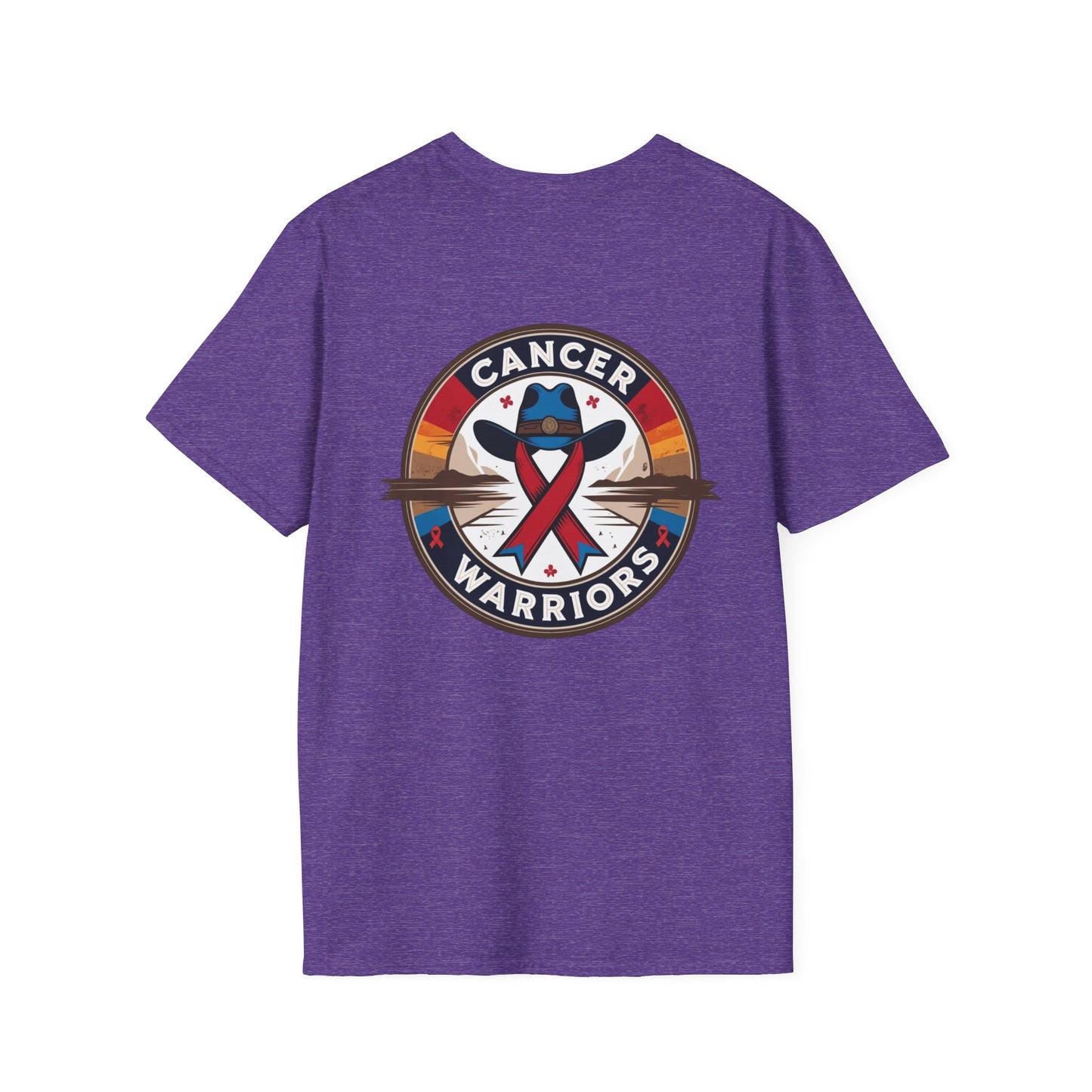 Cancer Warriors Unisex T-Shirt | Softstyle Tee for Support & Awareness, Gift for Fighters, Survivors, Fundraisers, Motivational Wear