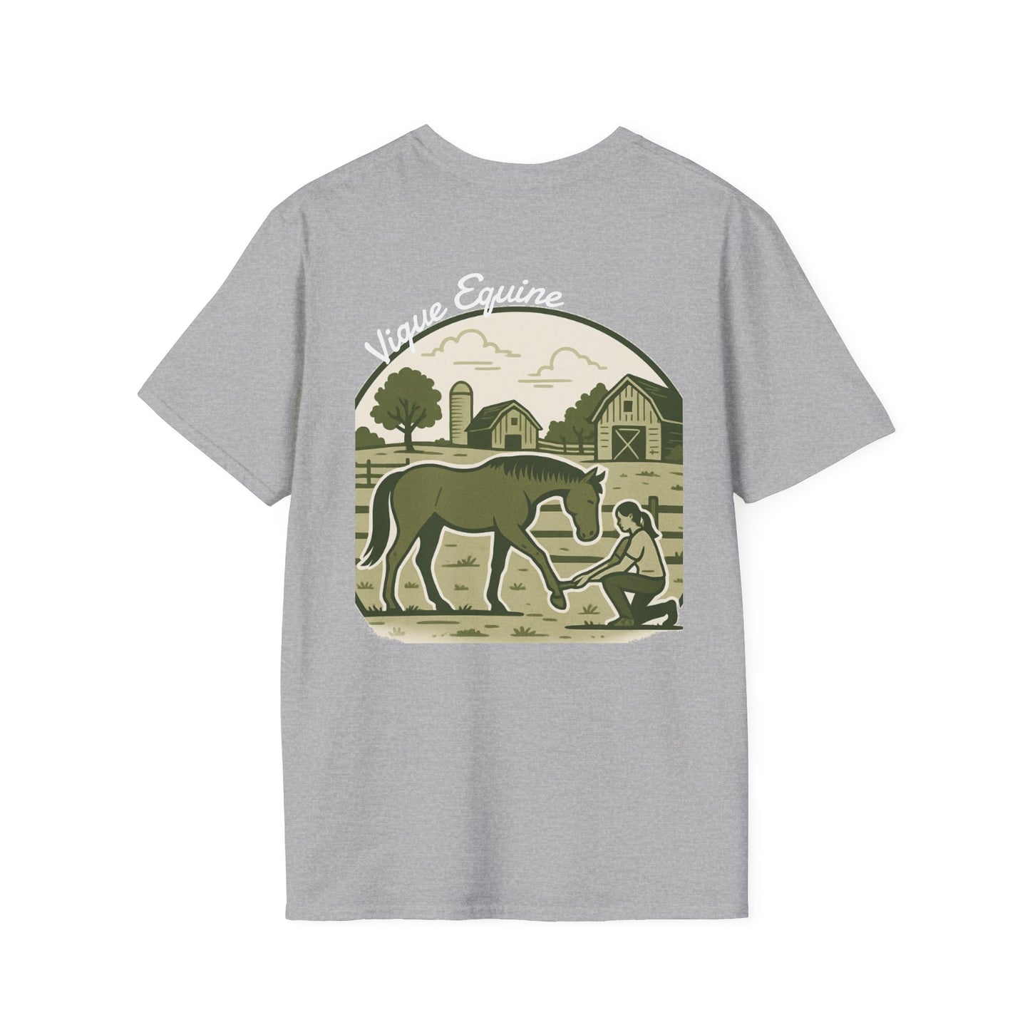 Vigue Equine LLC Merch for Countryside Runners- soft style t-shirt