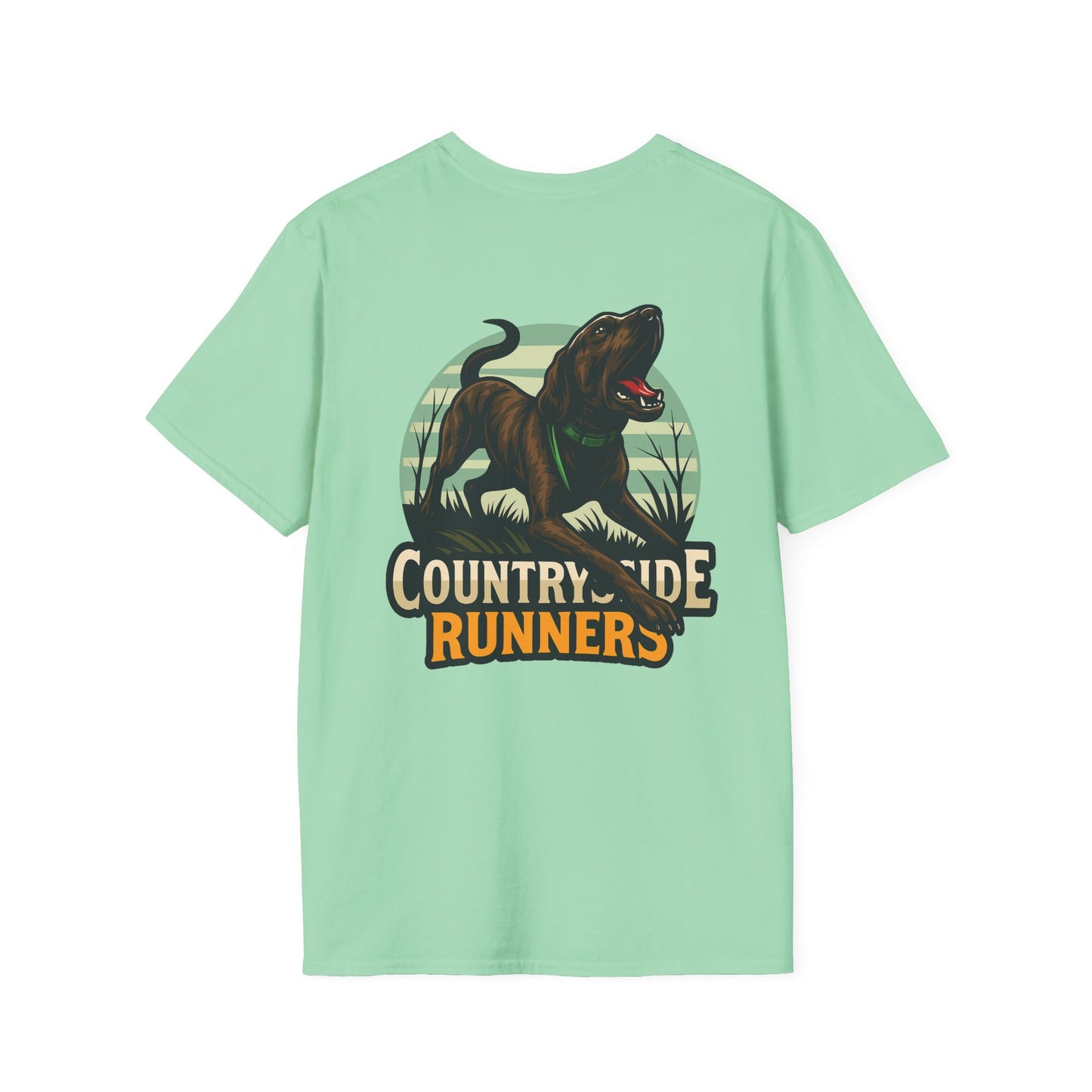 Country Side Runners plott hound T-Shirt, Unisex Dog Lover Tee, Gift for Running Enthusiasts, Outdoor Adventure Apparel, Nature-Themed Shirt