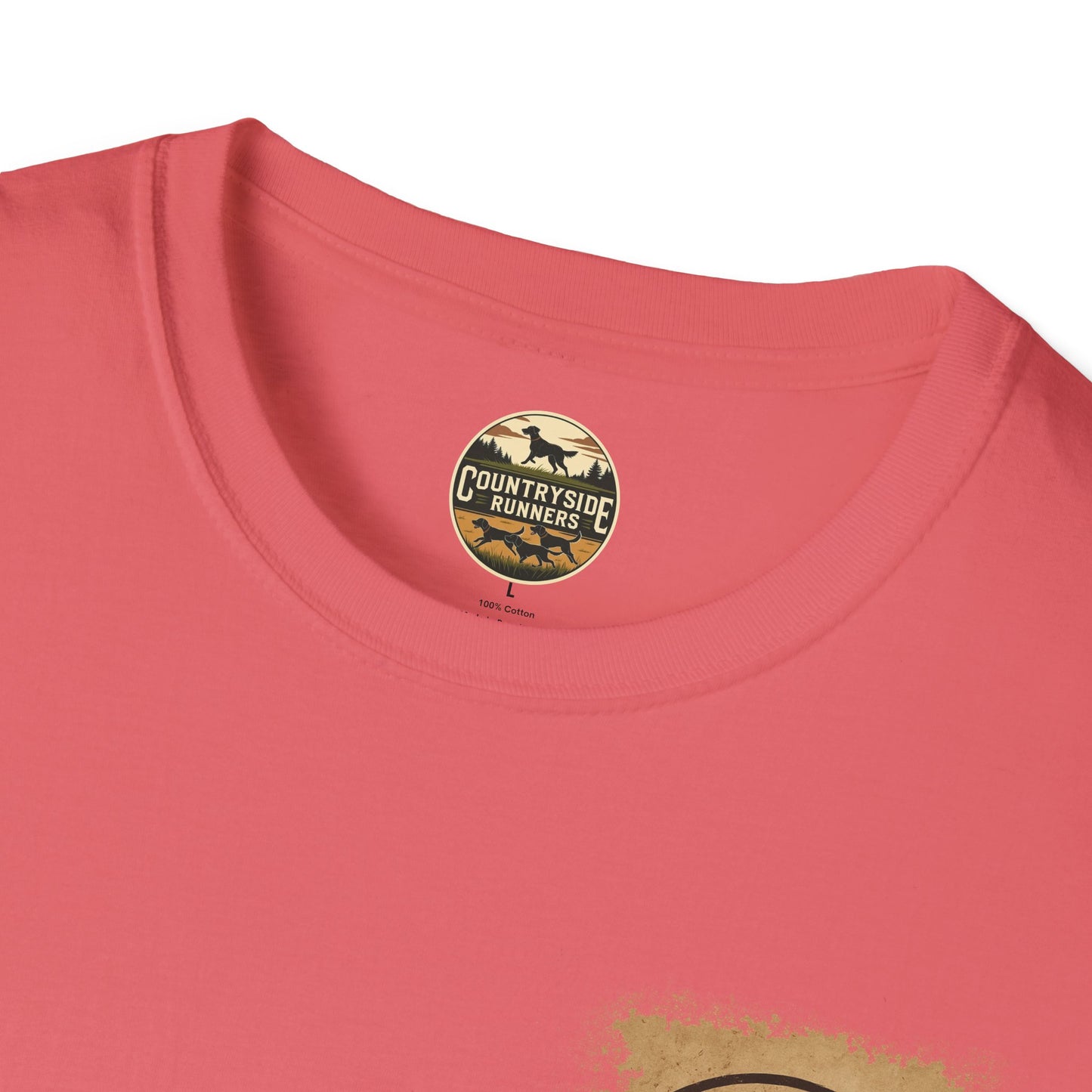 Countryside Runners T-Shirt | Unisex Graphic Tee for Dog Lovers | Nature Sports Shirt | Gift for Runners | Outdoor Adventure Apparel