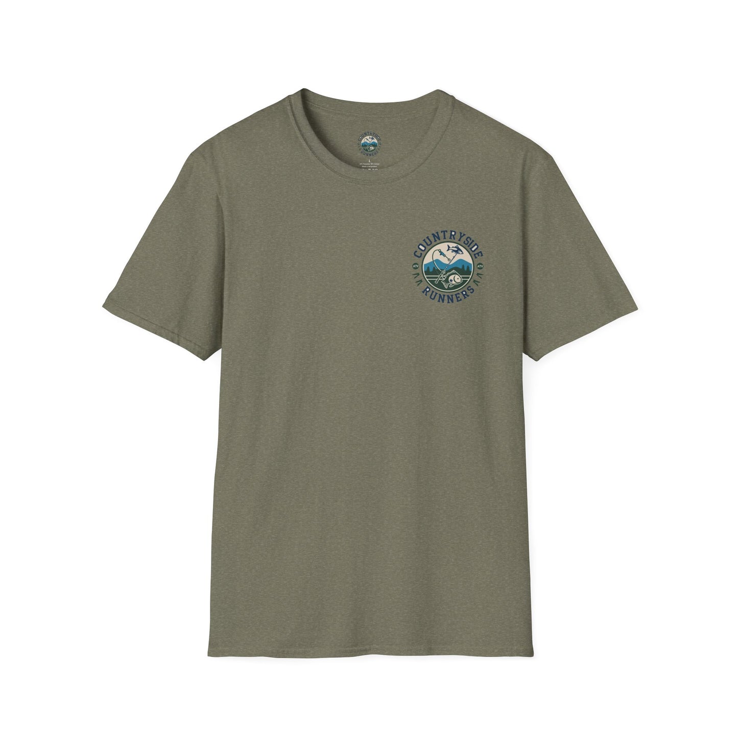 Adventure-Themed Unisex Softstyle T-Shirt, Fishing Tee, Outdoor Enthusiasts, Gift for Him, Nature Lover's Apparel