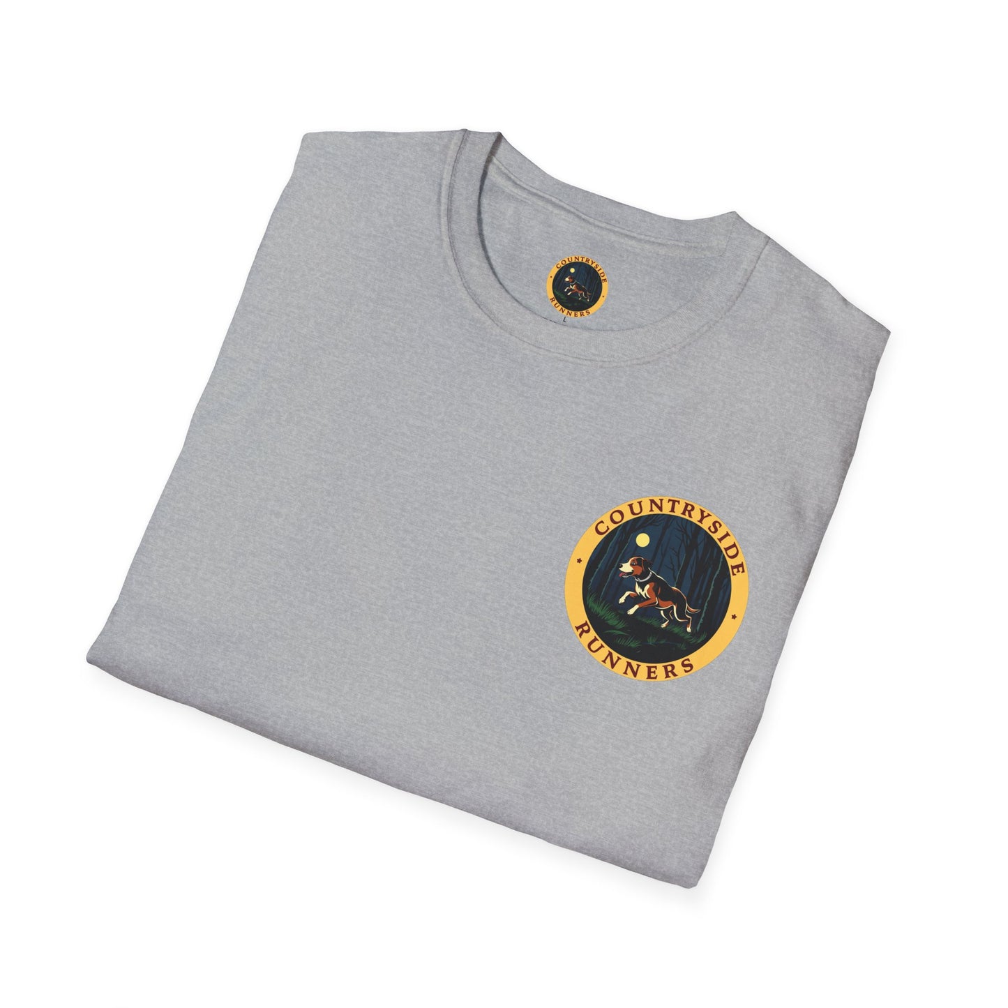 Vintage-Inspired Bluetick Naturals Unisex Softstyle T-Shirt, Pet Lover's Tee, Casual Wear, Gift for Dog Owners, Outdoor Adventure Shirt