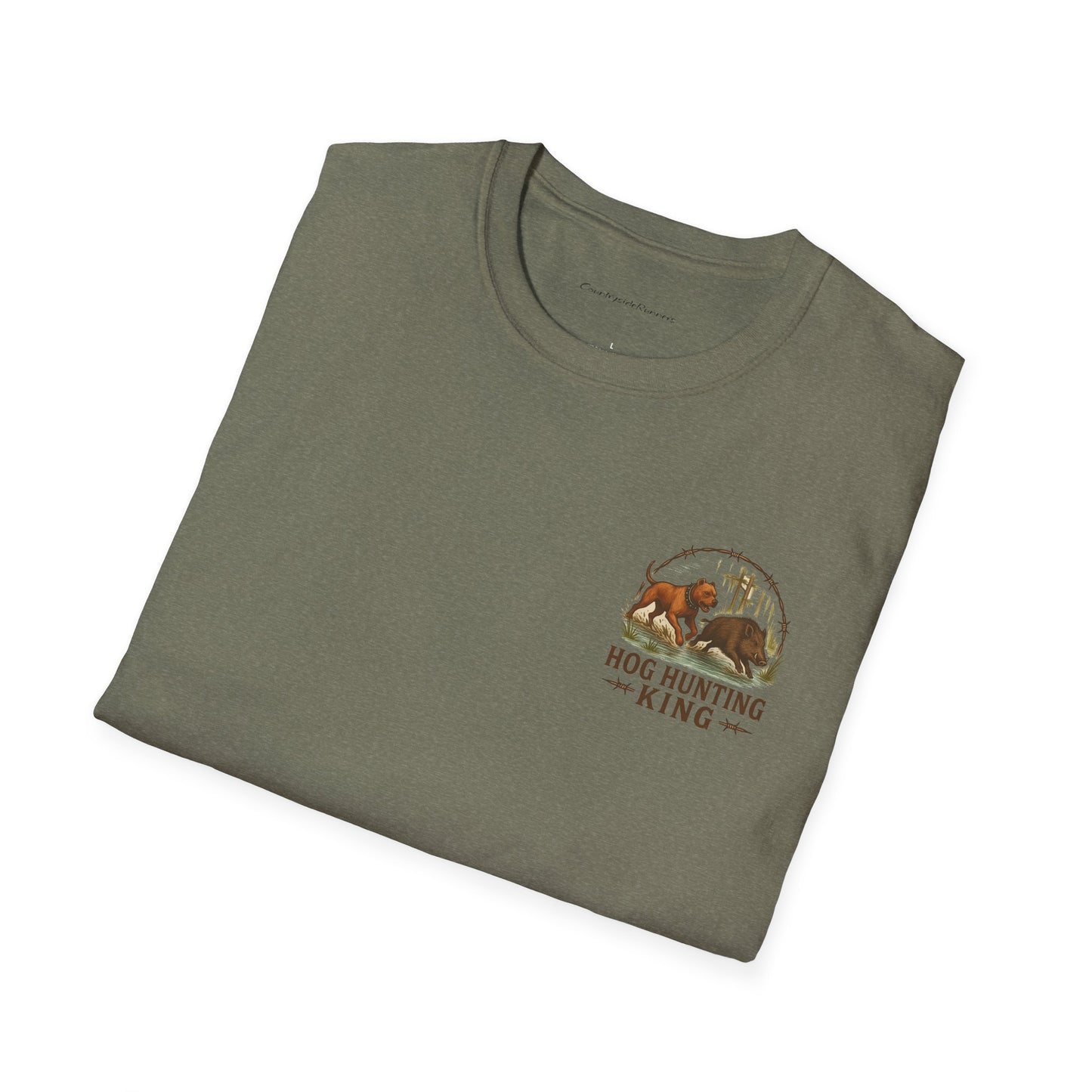T-Shirt - Hog Hunting King Catch Dog Love