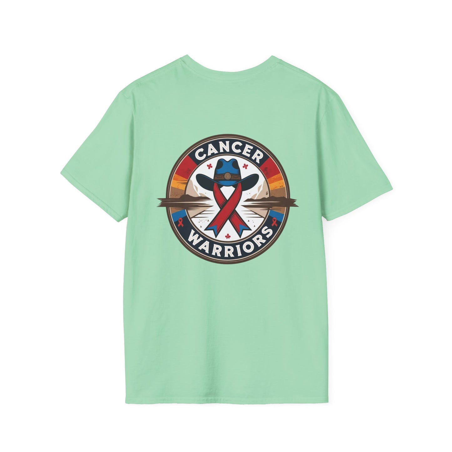 Cancer Warriors Unisex T-Shirt | Softstyle Tee for Support & Awareness, Gift for Fighters, Survivors, Fundraisers, Motivational Wear