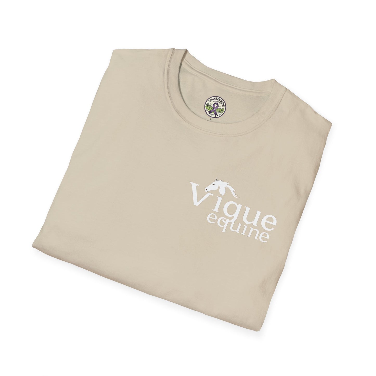 Vigue Equine LLC Merch for Countryside Runners- soft style t-shirt