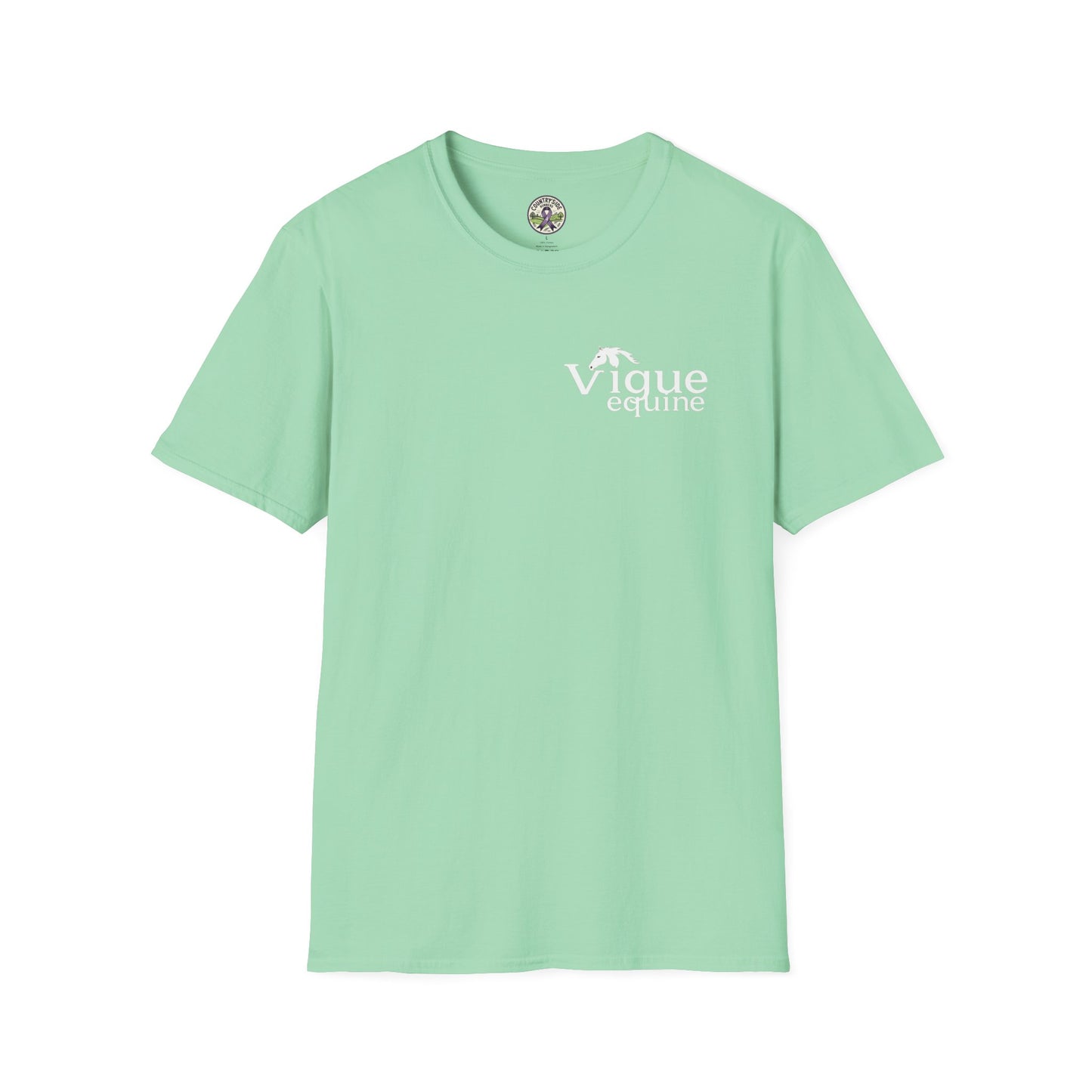 Vigue Equine LLC Merch for Countryside Runners- soft style t-shirt