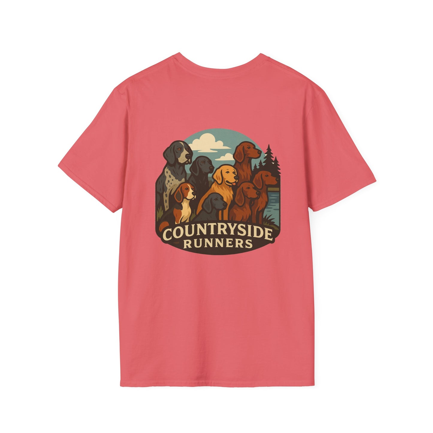 Dog Runners T-Shirt, Perfect Gift for Hunters, Outdoor Enthusiasts, Casual Wear, Wildlife Lovers, Adventure Apparel