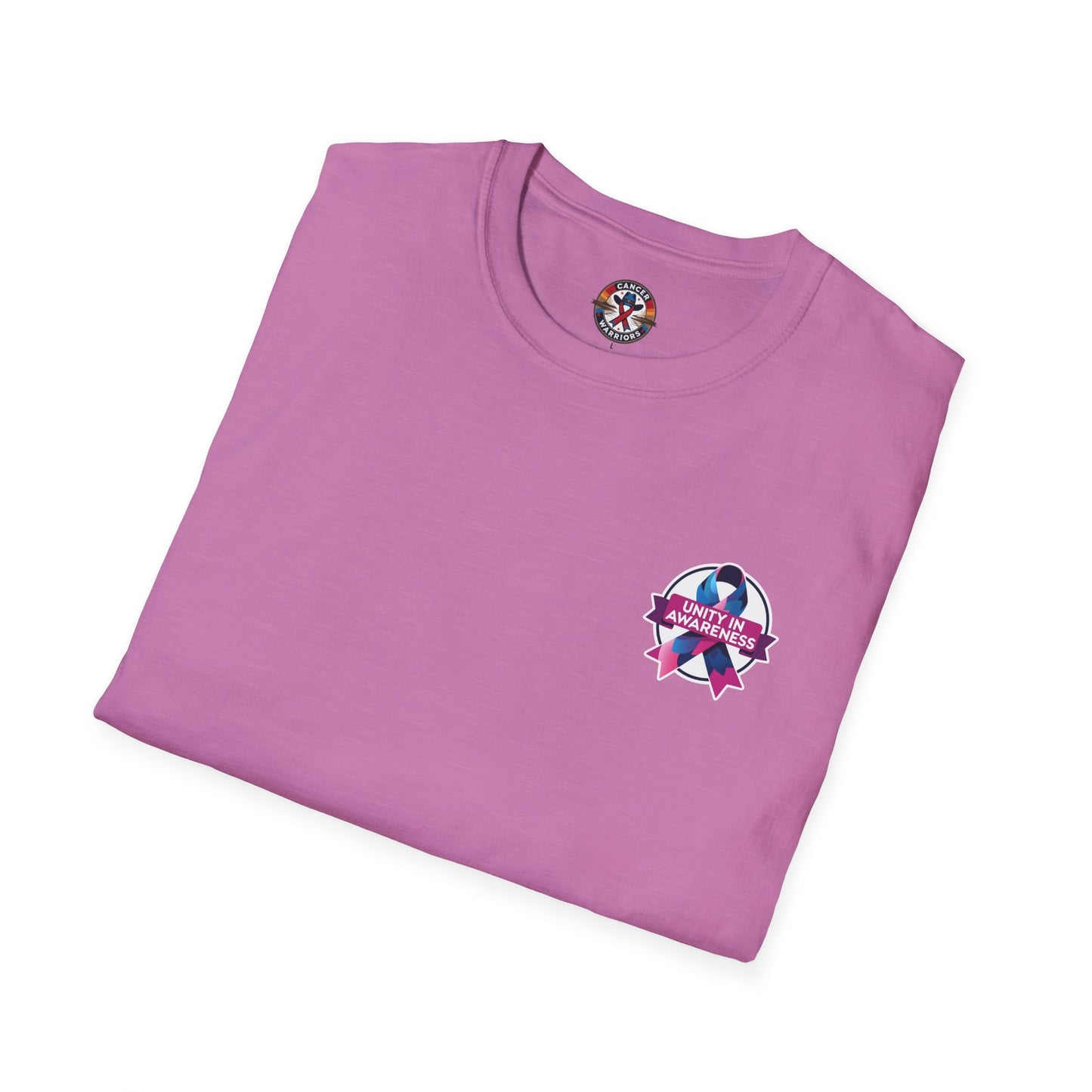 Cancer Warriors Unisex T-Shirt | Softstyle Tee for Support & Awareness, Gift for Fighters, Survivors, Fundraisers, Motivational Wear