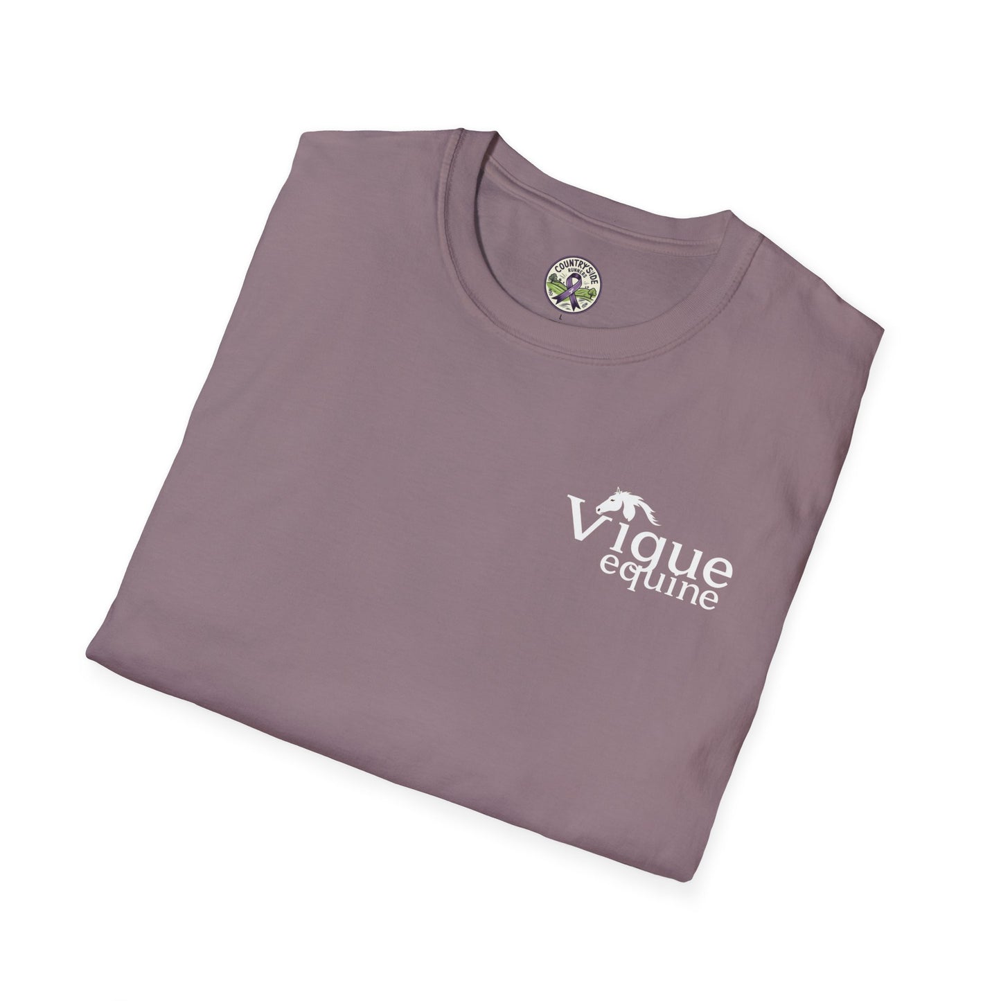 Vigue Equine LLC Merch for Countryside Runners- soft style t-shirt