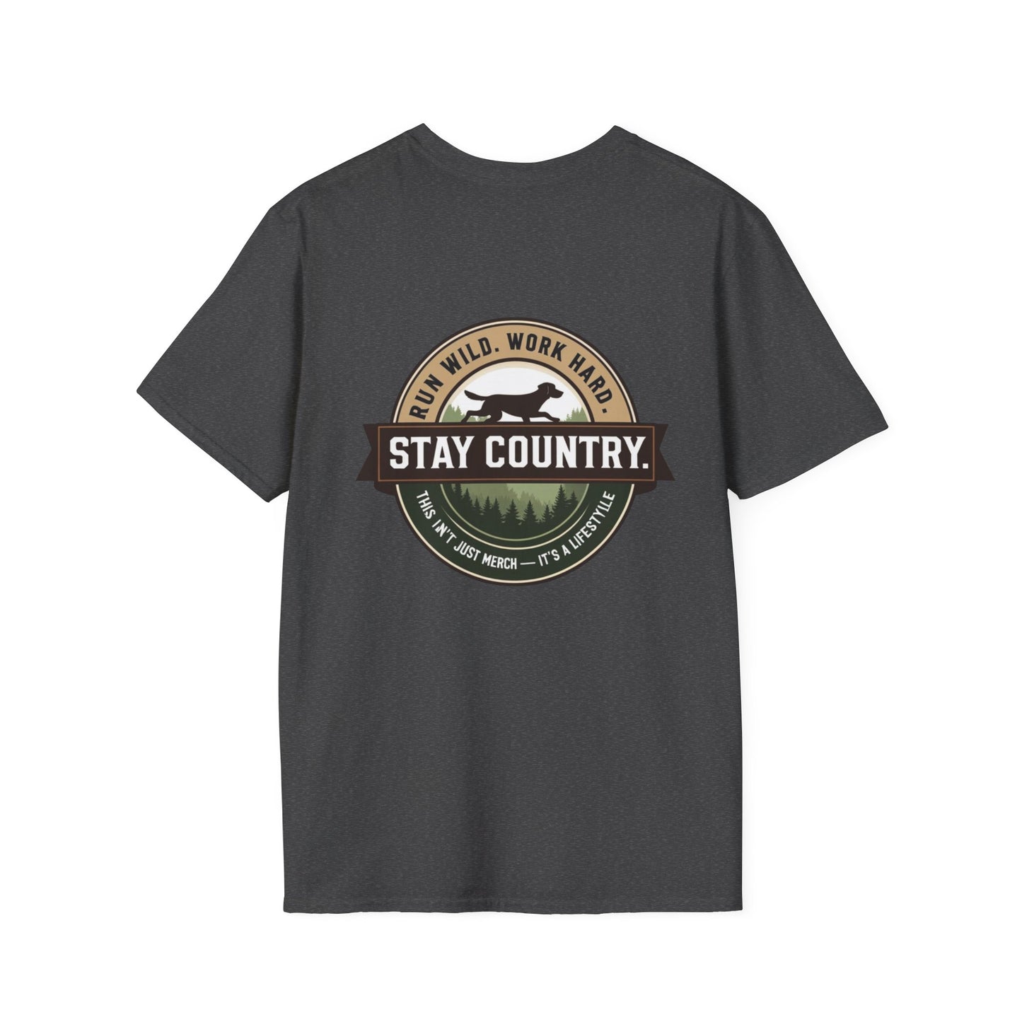Unisex Country-Themed Graphic Tee, Vintage Runner T-Shirt, Nature Lover Gift, Outdoor Lifestyle Apparel, Gifts for Him/Her