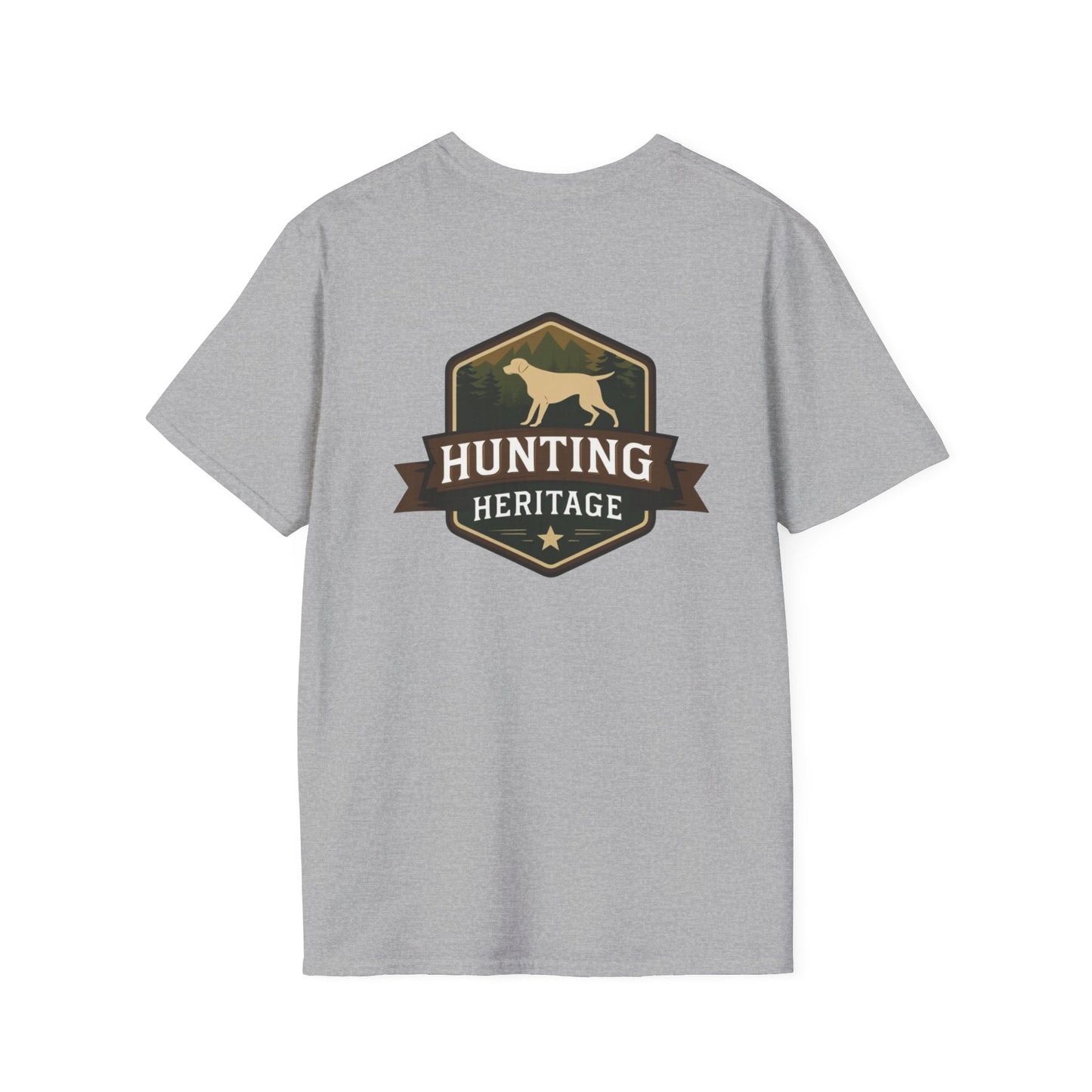 Hunting Heritage T-Shirt, Casual Wear, Outdoorsy Style, Gift for Hunters, Nature Lover Apparel, Adventure Gear