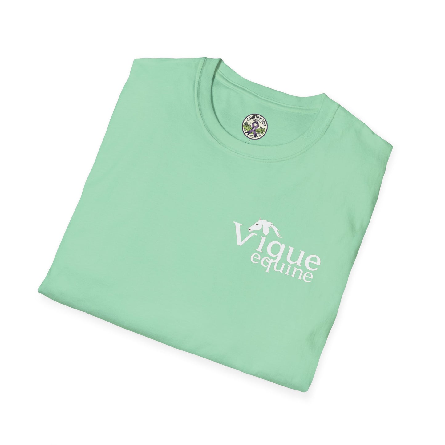 Vigue Equine LLC Merch for Countryside Runners- soft style t-shirt