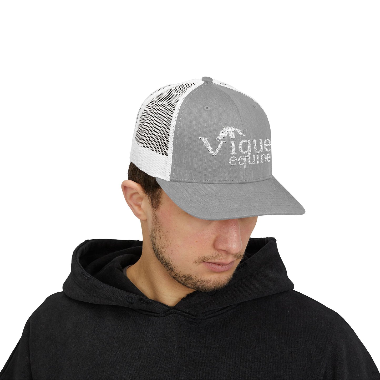 Vigue equine LLC Equestrian Snapback Trucker Cap, Adjustable Horse Rider Hat, Outdoor Sports Cap, Gift for Horse Lovers, Fun Western Style Headwear