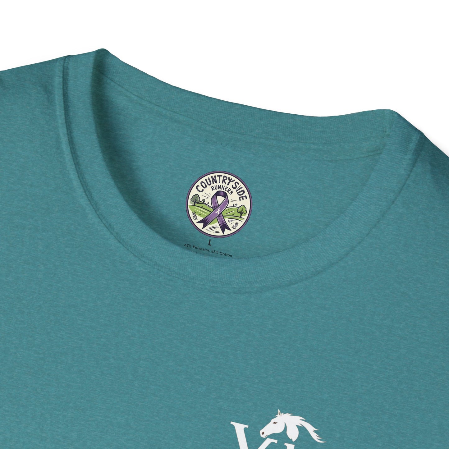 Vigue Equine LLC Merch for Countryside Runners- soft style t-shirt