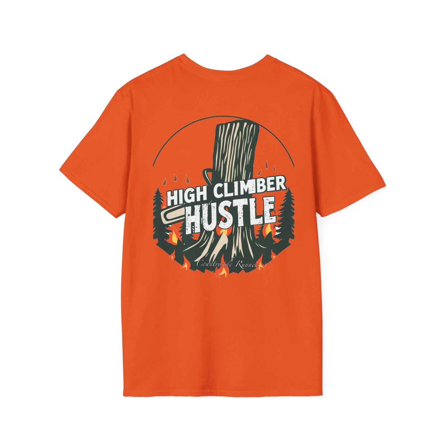 High climber hustle blue collar built Unisex T-Shirt - Blue Collar Countryside Runners Merch