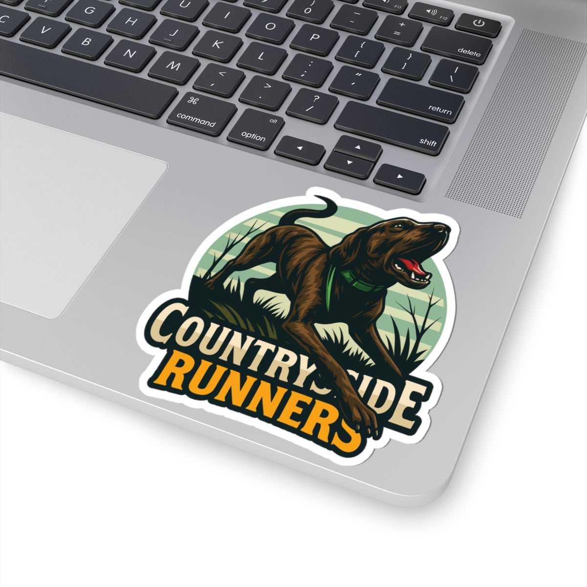 Country Side Runners Kiss-Cut Stickers, Dog Lover Gift, Pet Owner Decals, Planner Stickers, Laptop Decor, Gift for Runners