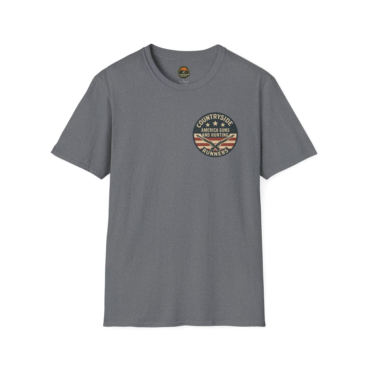 Patriotic Adventures T-Shirt | Outdoor Enthusiast Gear, Camping Tee, Hunting Apparel, Gift for Dads, Summer Adventure Wear