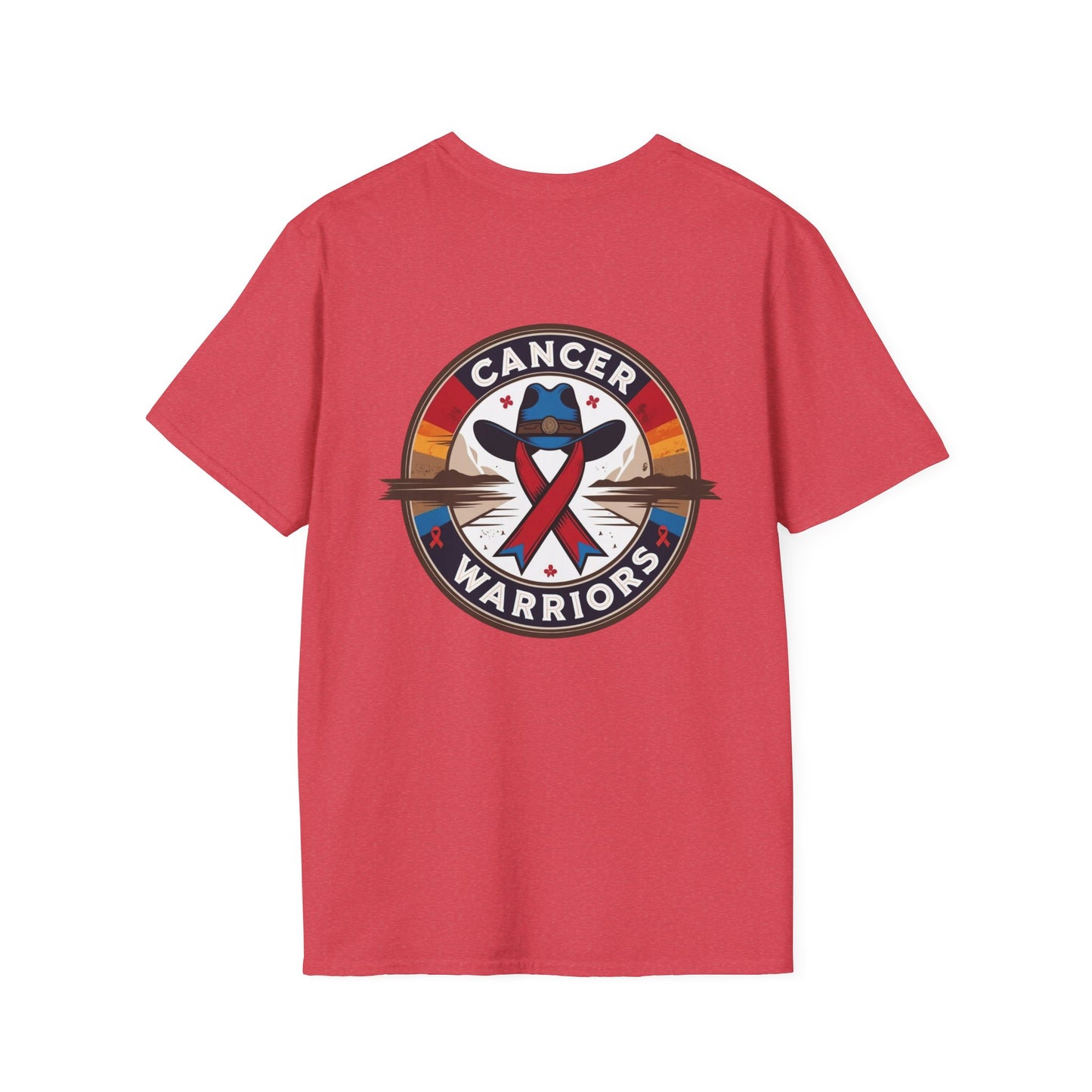 Cancer Warriors Unisex T-Shirt | Softstyle Tee for Support & Awareness, Gift for Fighters, Survivors, Fundraisers, Motivational Wear