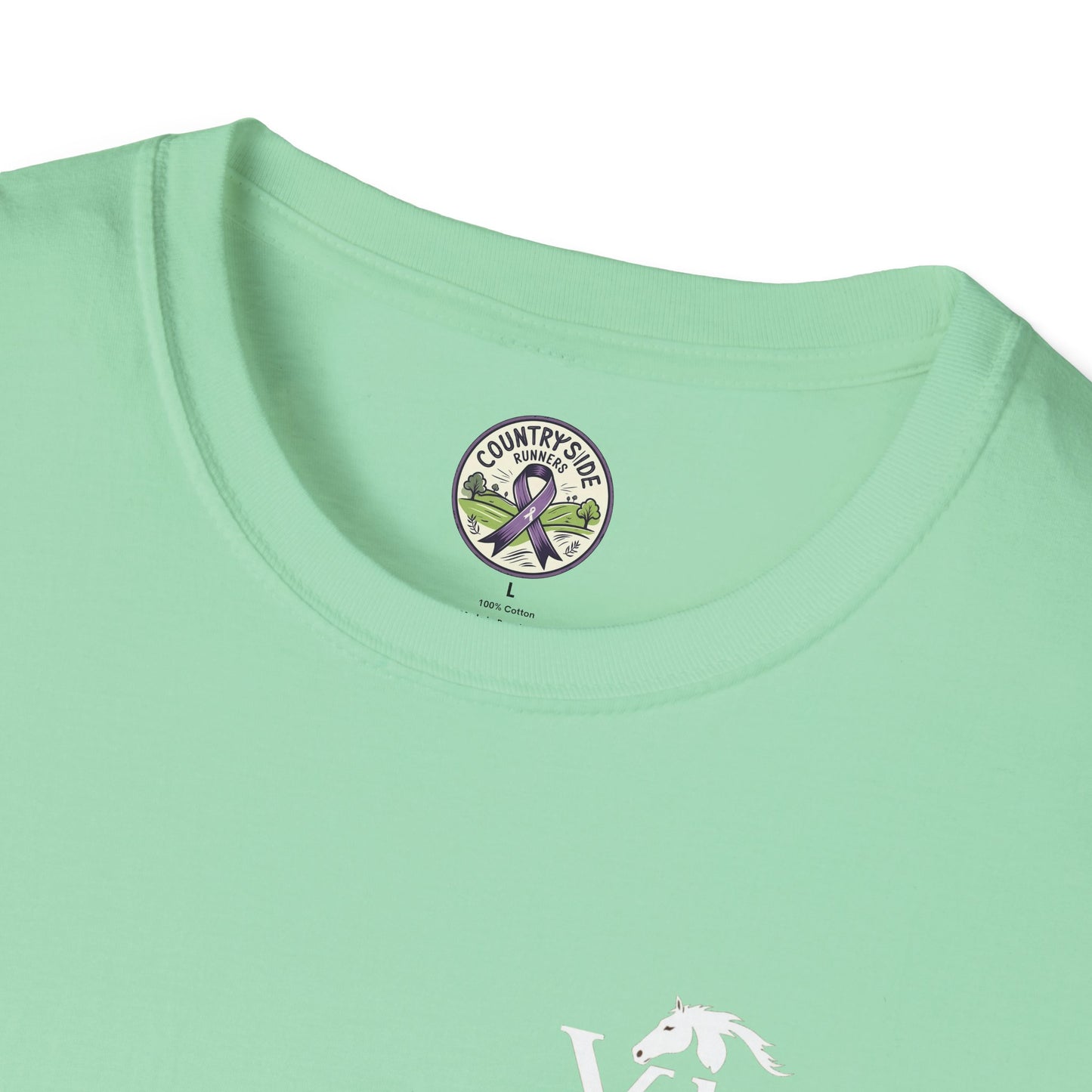 Vigue Equine LLC Merch for Countryside Runners- soft style t-shirt
