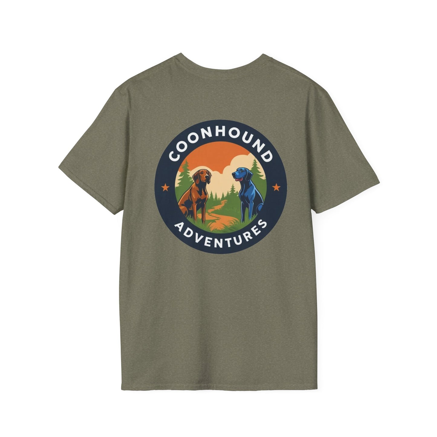 Coonhound Adventure T-Shirt, Dog Lover's Tee, Outdoor Enthusiast Gift, Animal Lover Apparel, Hiking Shirt, Nature Explorer Top