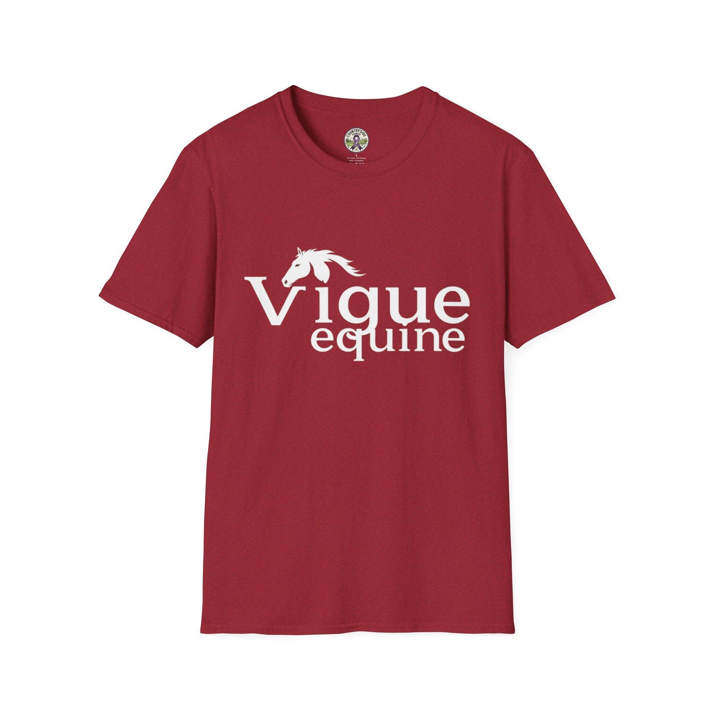 Vigue Equine LLC Merch for Countryside Runners- soft style t-shirt