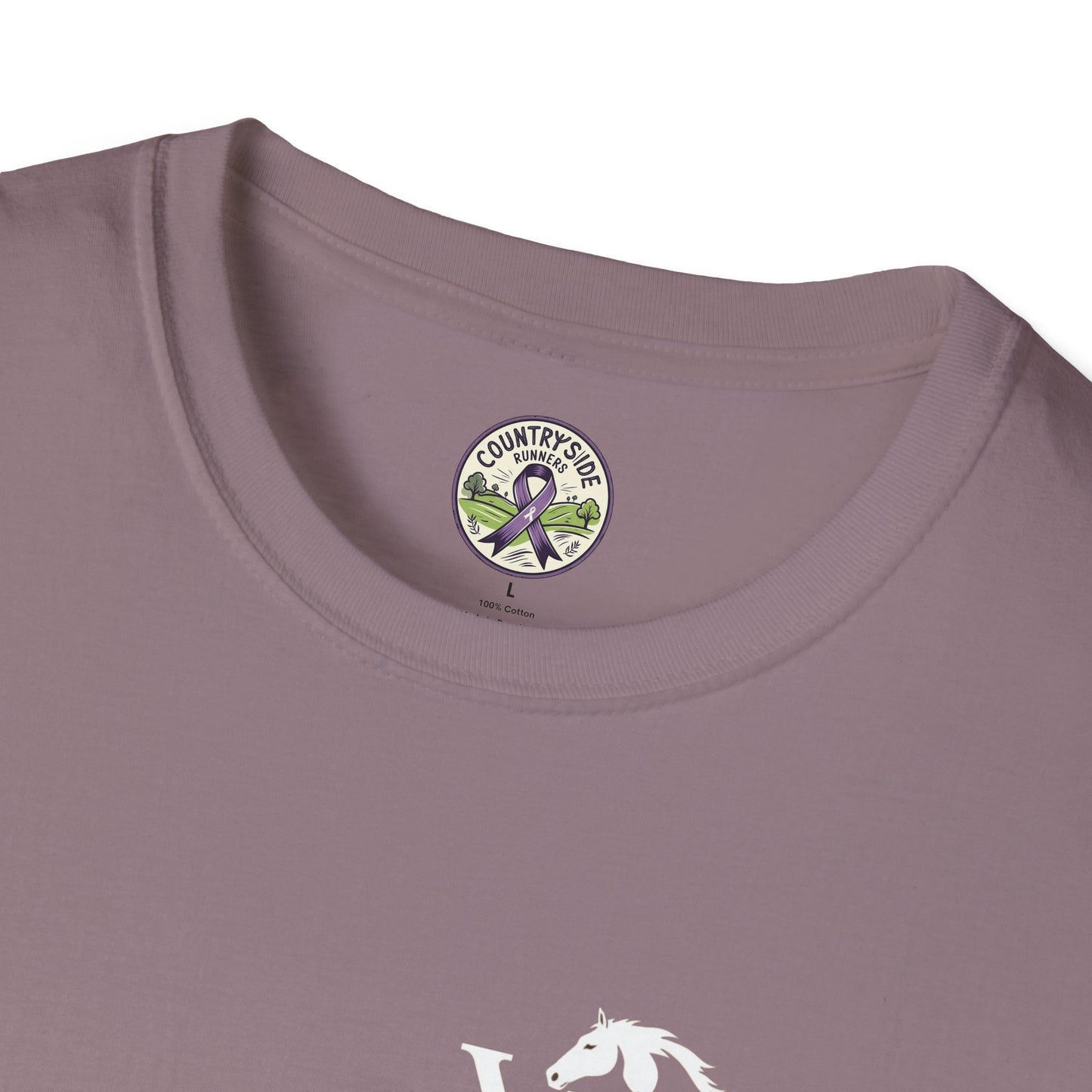 Vigue Equine LLC Merch for Countryside Runners- soft style t-shirt