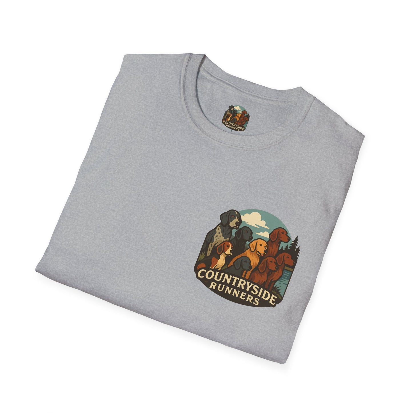 Dog Runners T-Shirt, Perfect Gift for Hunters, Outdoor Enthusiasts, Casual Wear, Wildlife Lovers, Adventure Apparel