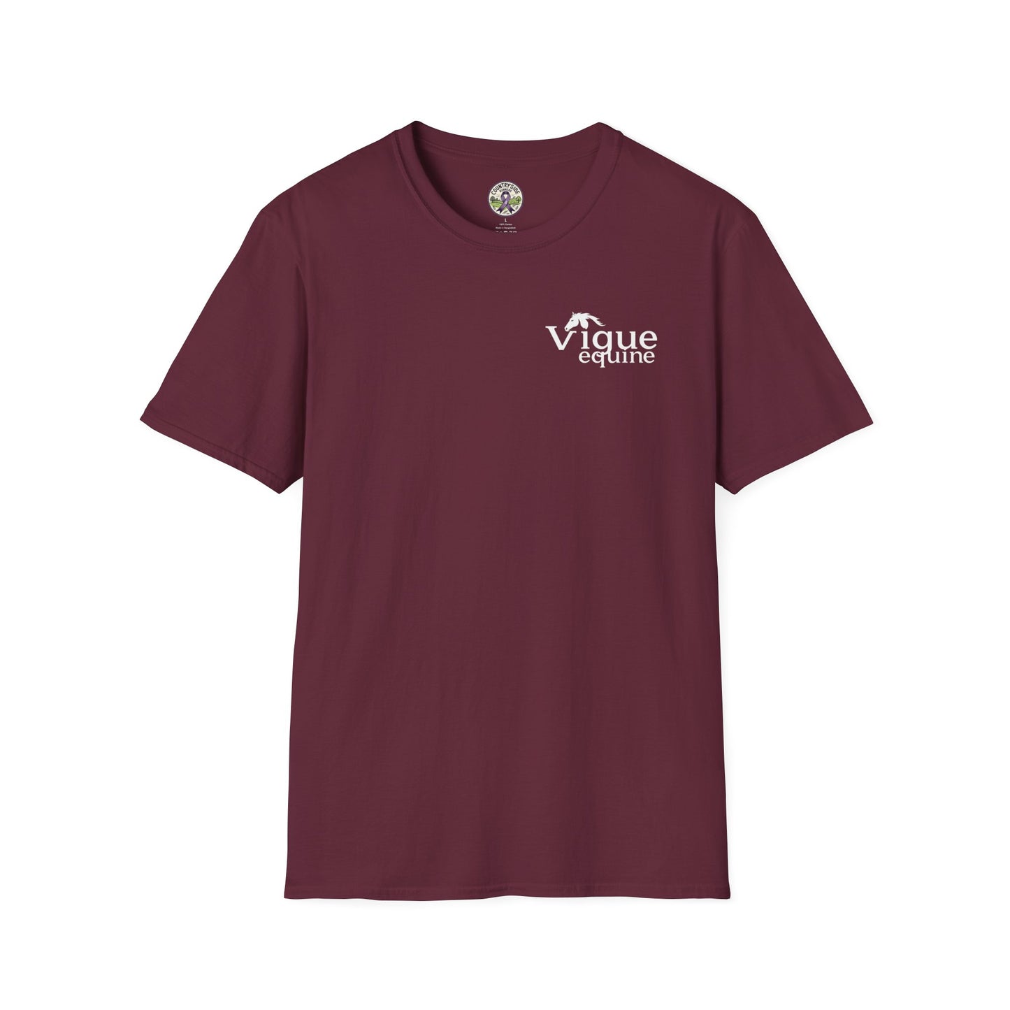 Vigue Equine LLC Merch for Countryside Runners- soft style t-shirt