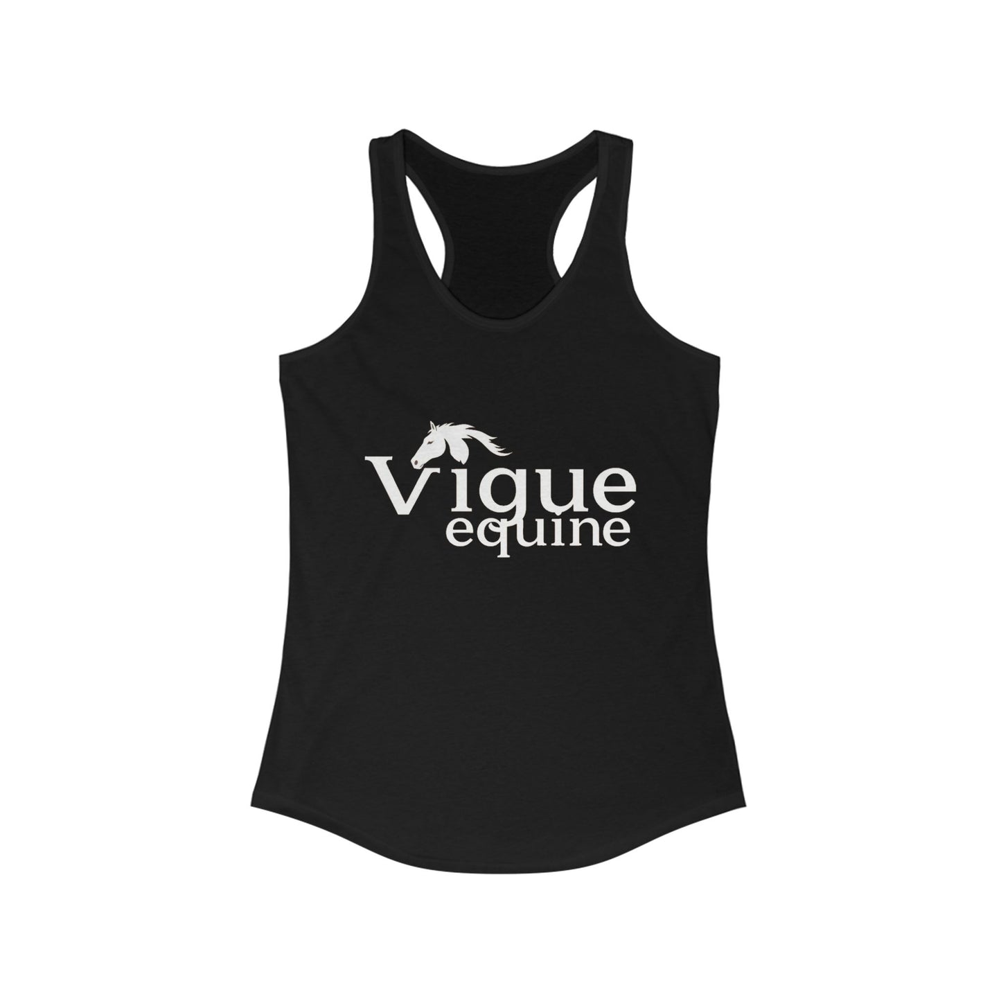 Racerback Tank - 'Vique Equine, Horse Lover Gift, Summer Top, Western Apparel