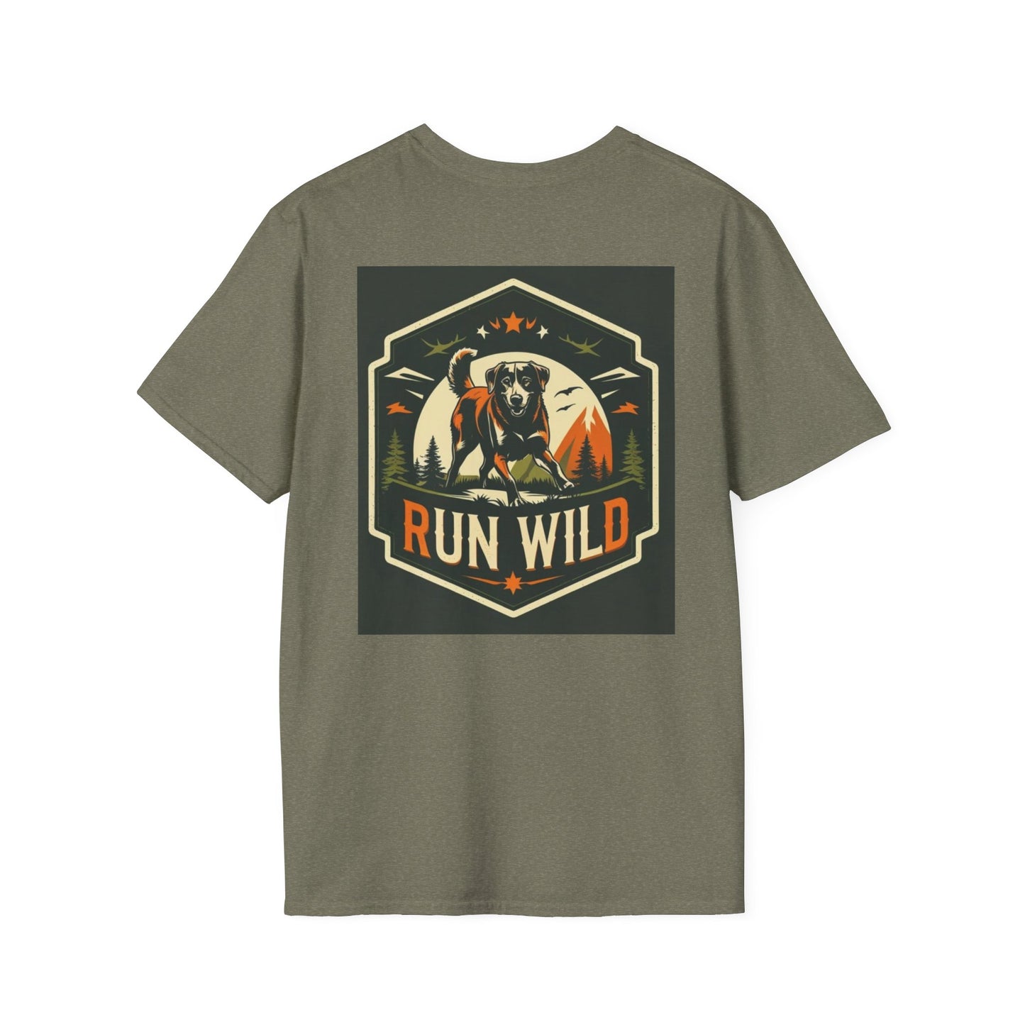 Wild Spirit Unisex T-Shirt - Perfect for Outdoor Lovers, Animal Enthusiasts, Gifts for Nature Lovers, Run Wild Tee, Adventure Apparel