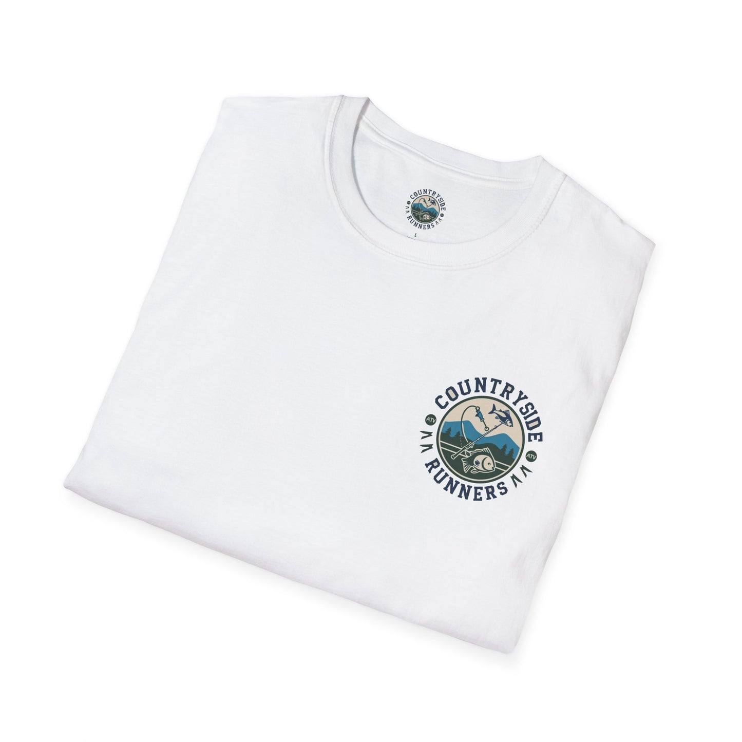Adventure-Themed Unisex Softstyle T-Shirt, Fishing Tee, Outdoor Enthusiasts, Gift for Him, Nature Lover's Apparel