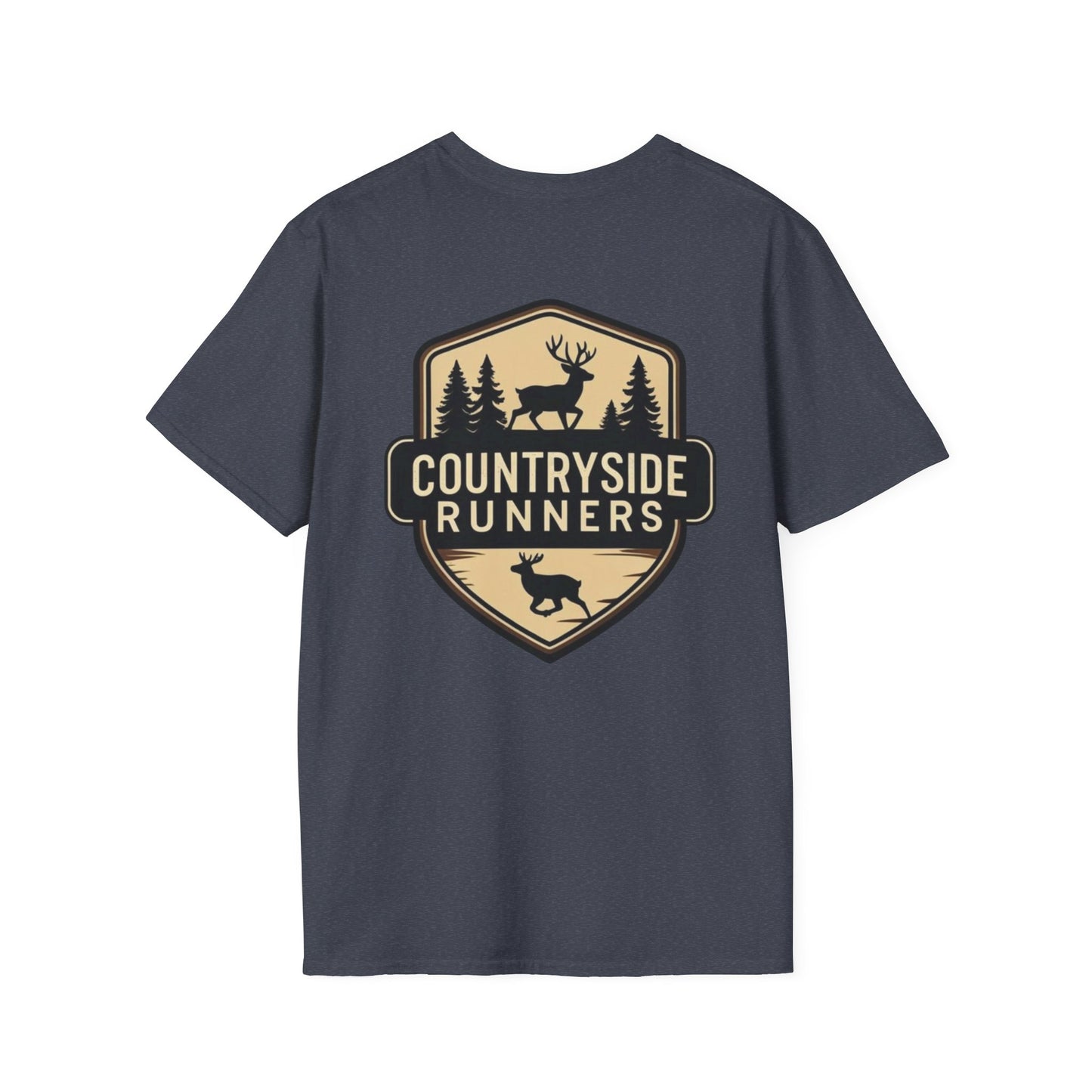 Countryside Runners Unisex Softstyle T-Shirt | Casual Tee for Nature Lovers, Hiking, Outdoor Activities, Animal Enthusiasts, Gift