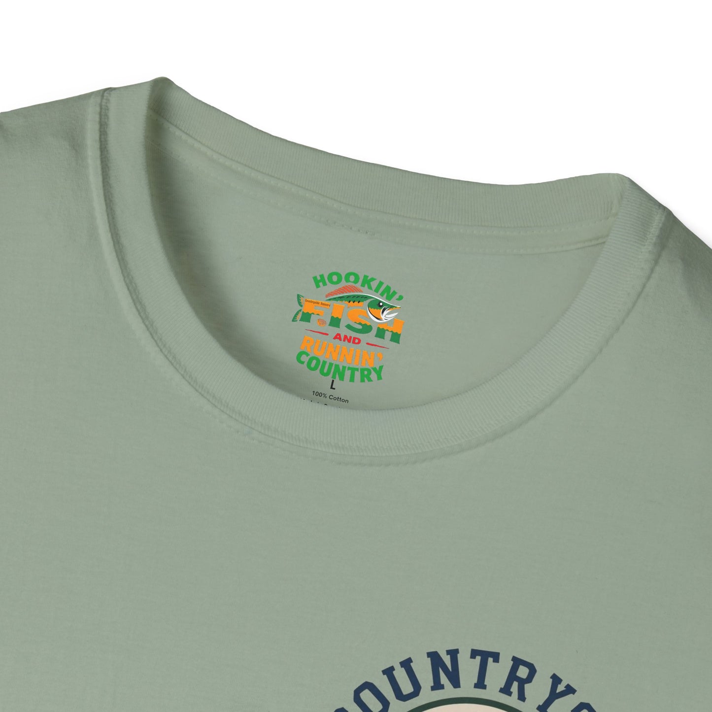 Hooked- Countryside Fishing T-Shirt rods and country