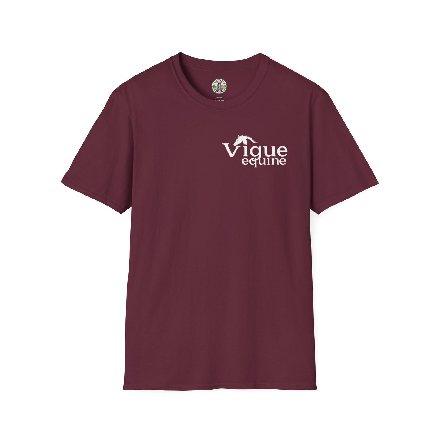 Vigue Equine LLC Merch for Countryside Runners- soft style t-shirt