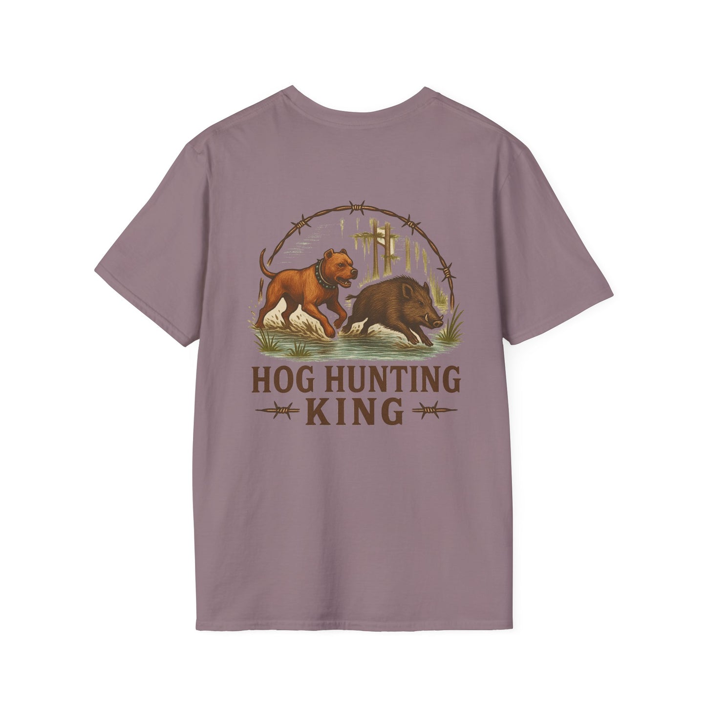 T-Shirt - Hog Hunting King Catch Dog Love