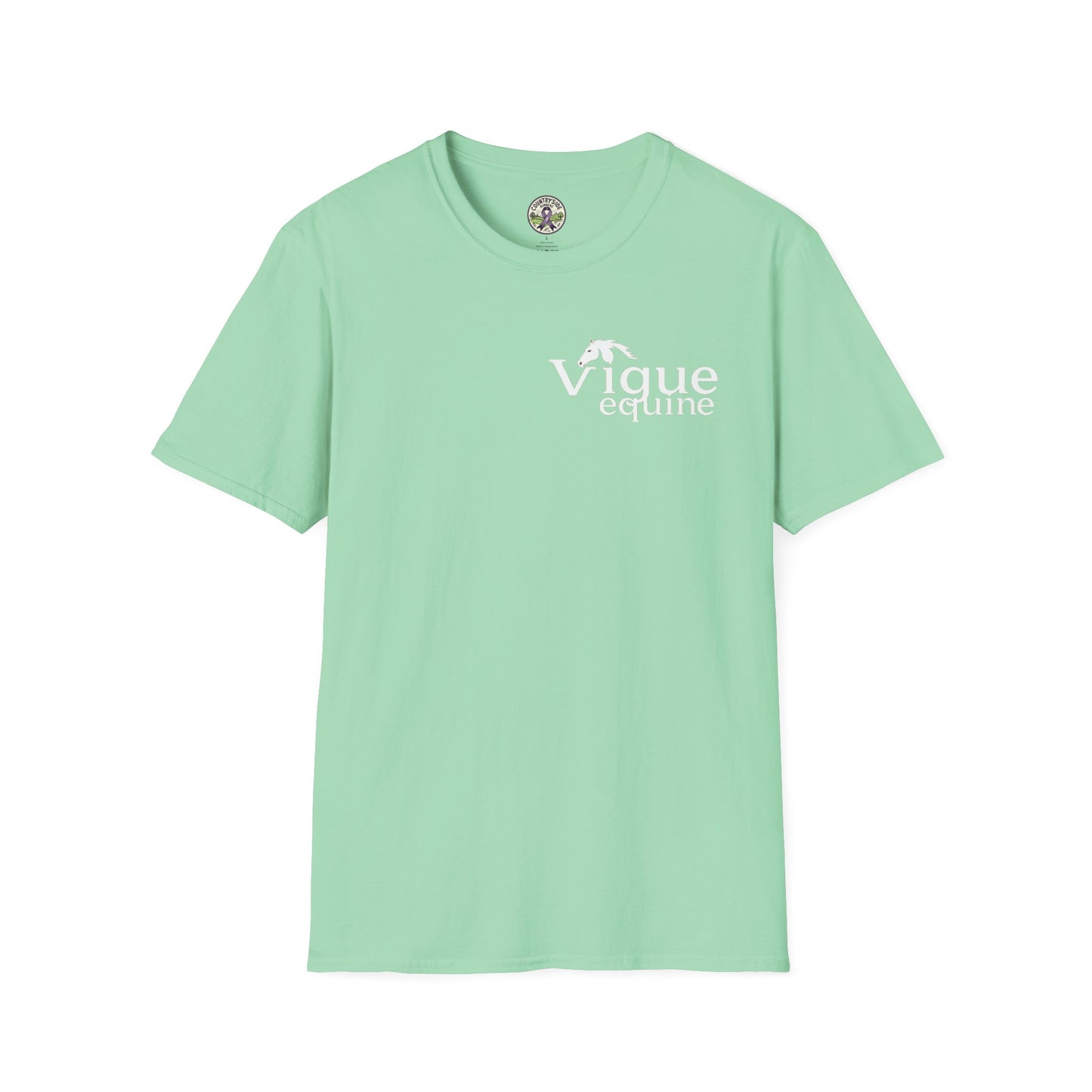 Vigue Equine LLC Merch for Countryside Runners- soft style t-shirt
