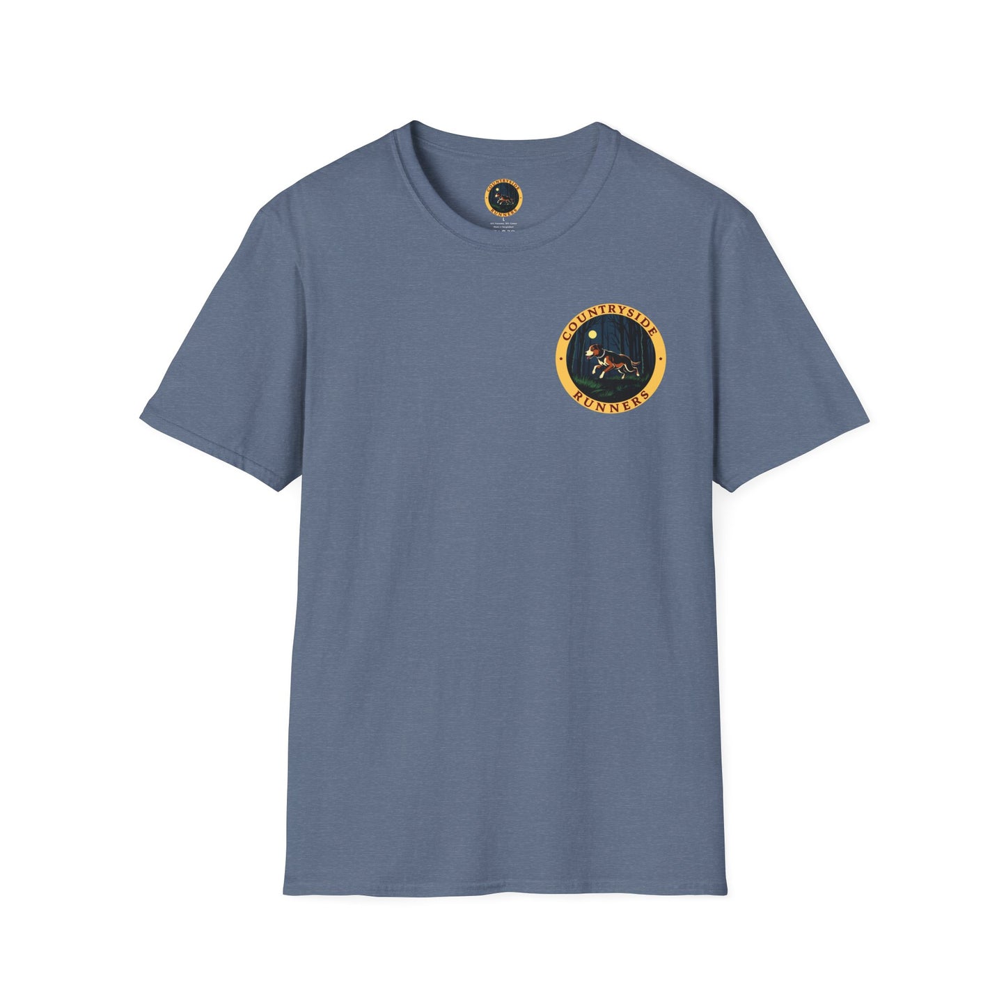 Vintage-Inspired Bluetick Naturals Unisex Softstyle T-Shirt, Pet Lover's Tee, Casual Wear, Gift for Dog Owners, Outdoor Adventure Shirt