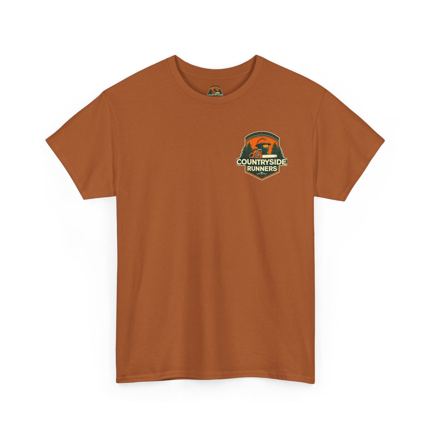 Blue collar line- Timber Tech Unisex Heavy Cotton Tee - Casual Nature Shirt, Outdoor Adventure Tee, Gifts for Forest Lovers, Eco-Friendly Apparel, Summer Wear