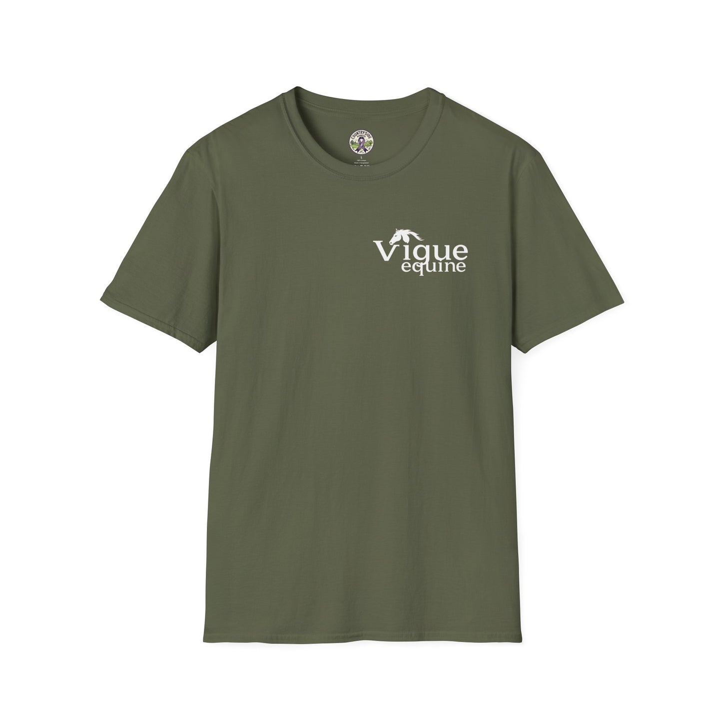 Vigue Equine LLC Merch for Countryside Runners- soft style t-shirt