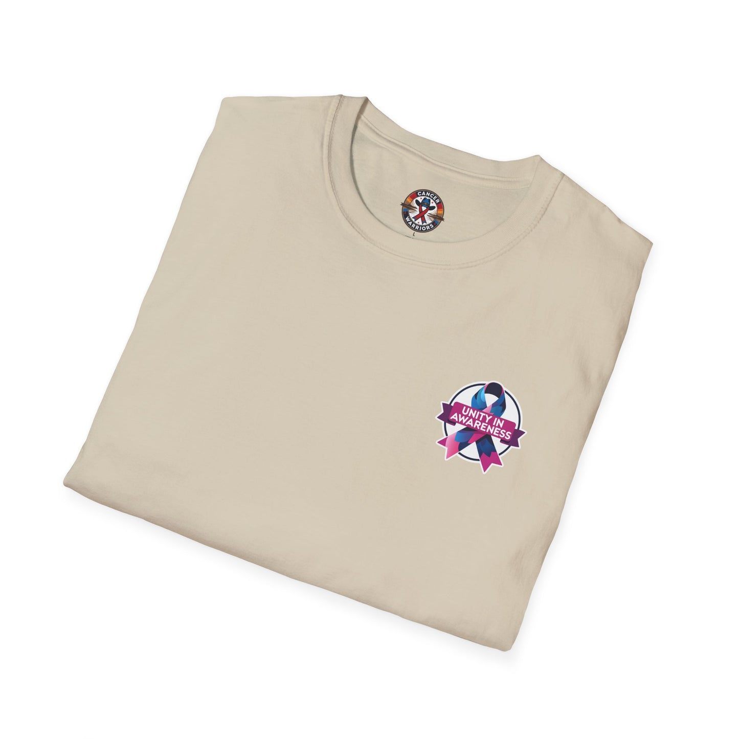 Cancer Warriors Unisex T-Shirt | Softstyle Tee for Support & Awareness, Gift for Fighters, Survivors, Fundraisers, Motivational Wear