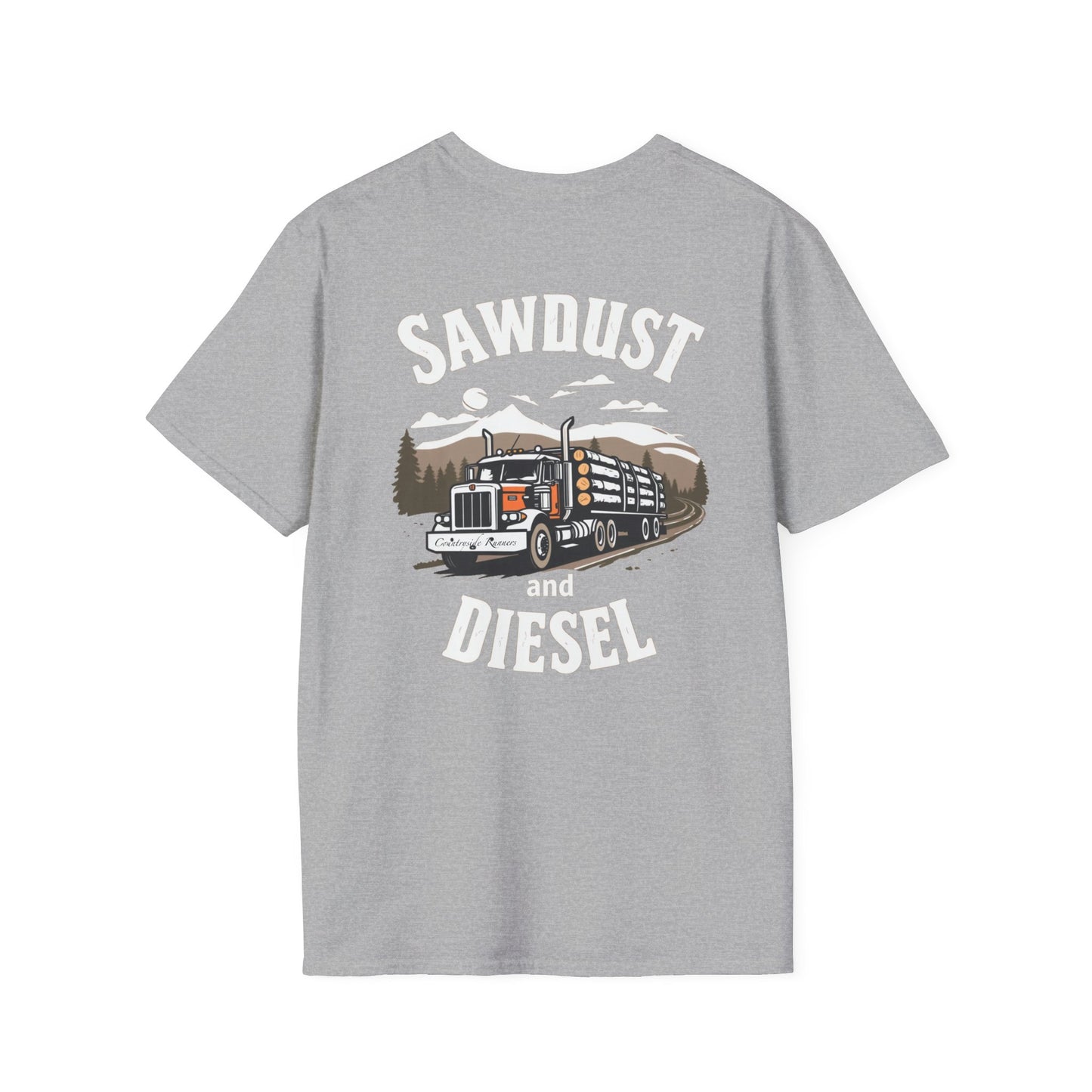 Sawdust and Diesel blue collar built T-Shirt