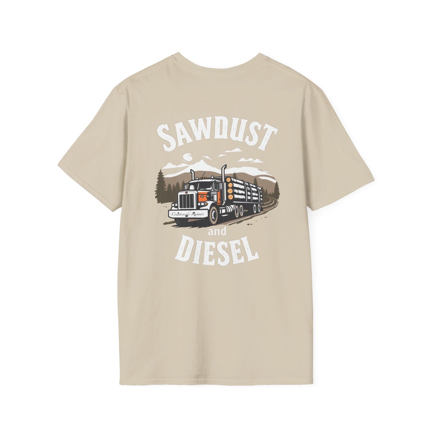 Sawdust and Diesel blue collar built T-Shirt