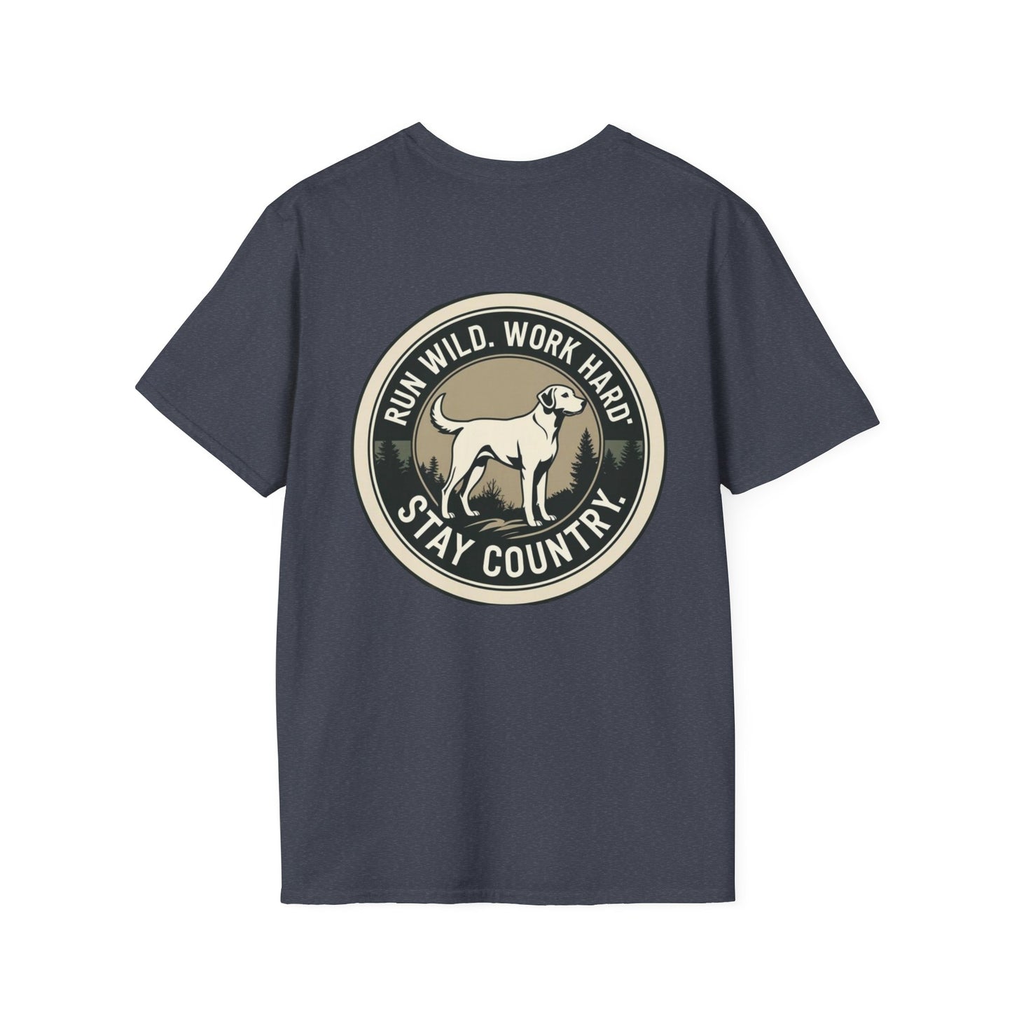 Countryside Runners Unisex Softstyle T-Shirt | Outdoor Adventure Tee, Nature Lover Shirt, Gift for Dog Owners, Running Apparel, Casual Wear