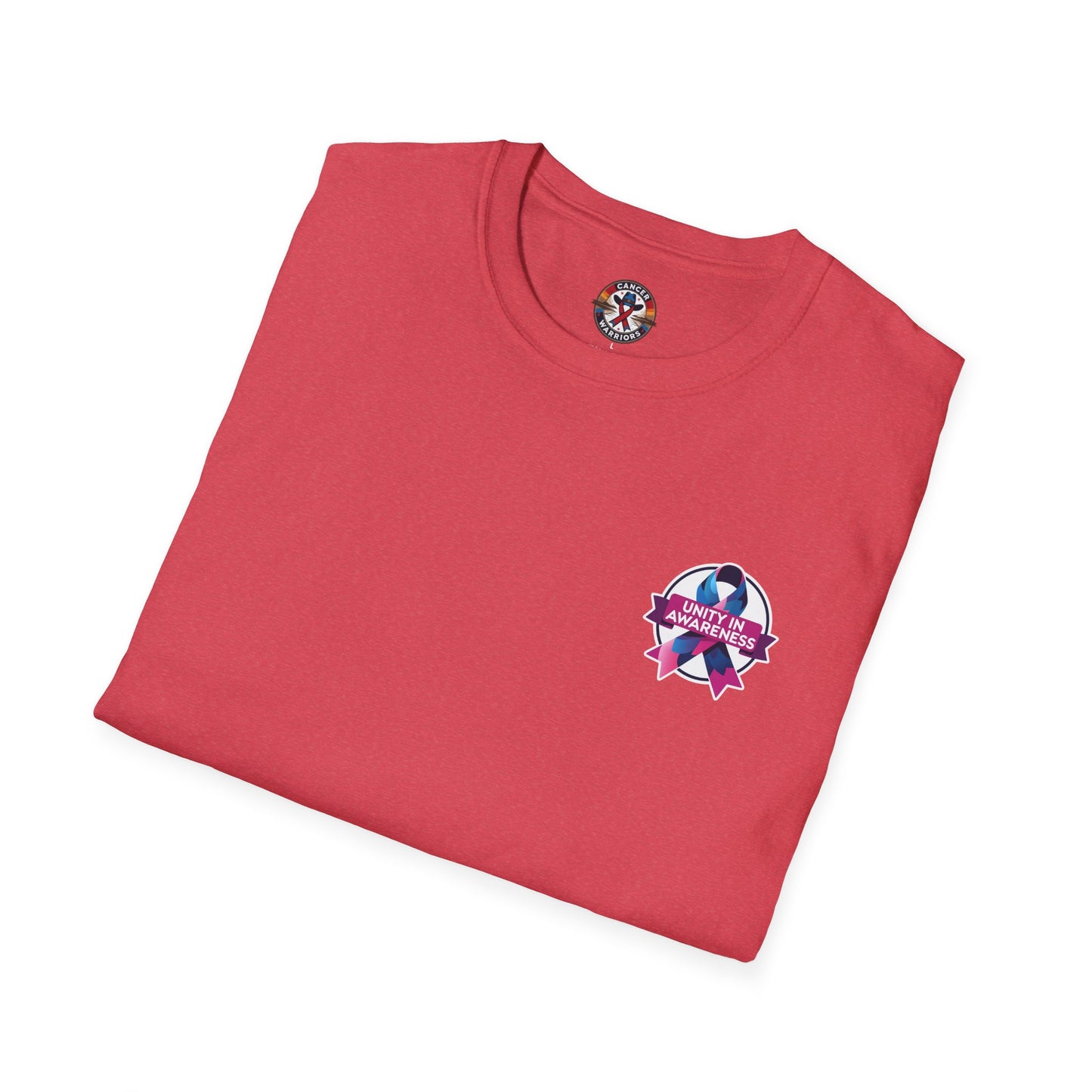 Cancer Warriors Unisex T-Shirt | Softstyle Tee for Support & Awareness, Gift for Fighters, Survivors, Fundraisers, Motivational Wear