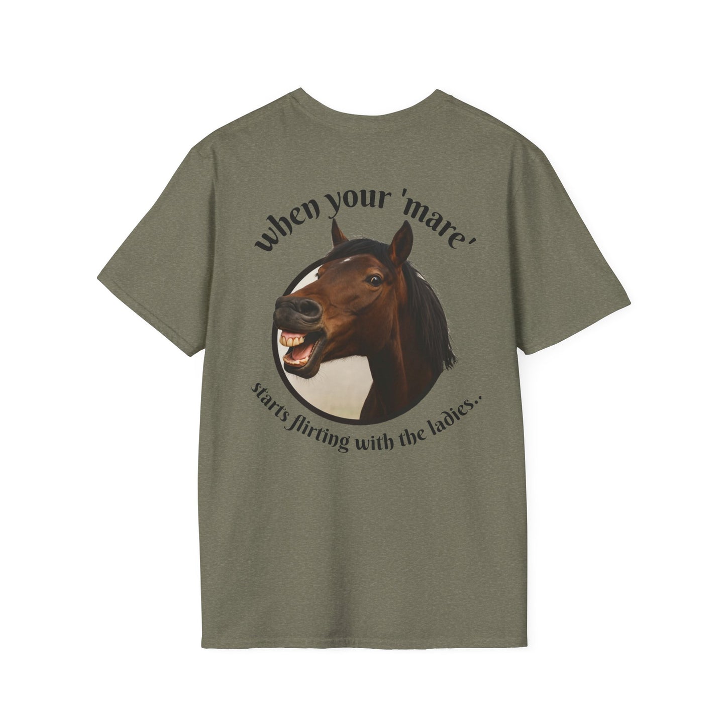T-Shirt Mare is a stud Unisex Softstyle