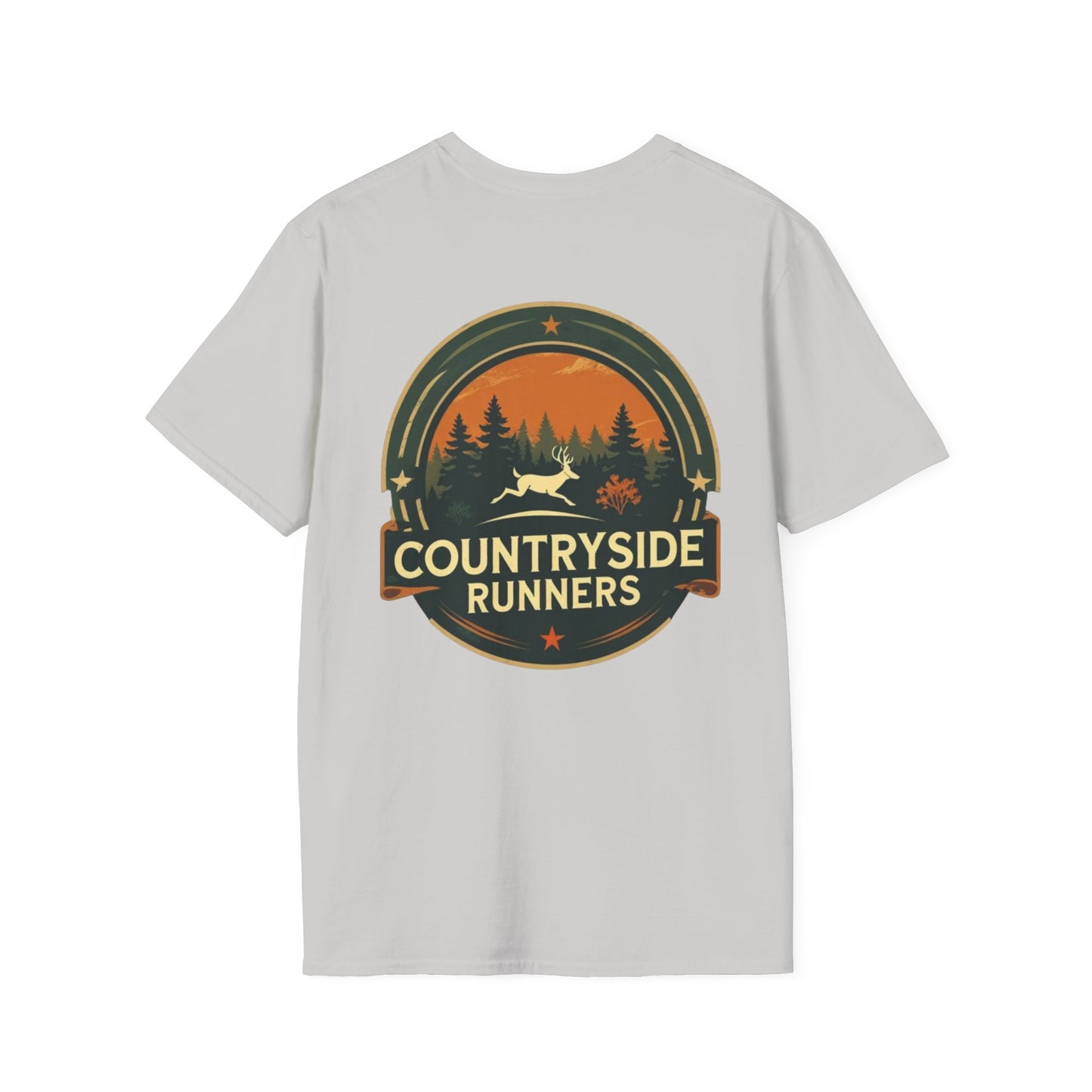Countryside Runners Unisex T-Shirt, Softstyle Tee, Outdoor Running Shirt, Gift for Runners, Nature Lover Apparel