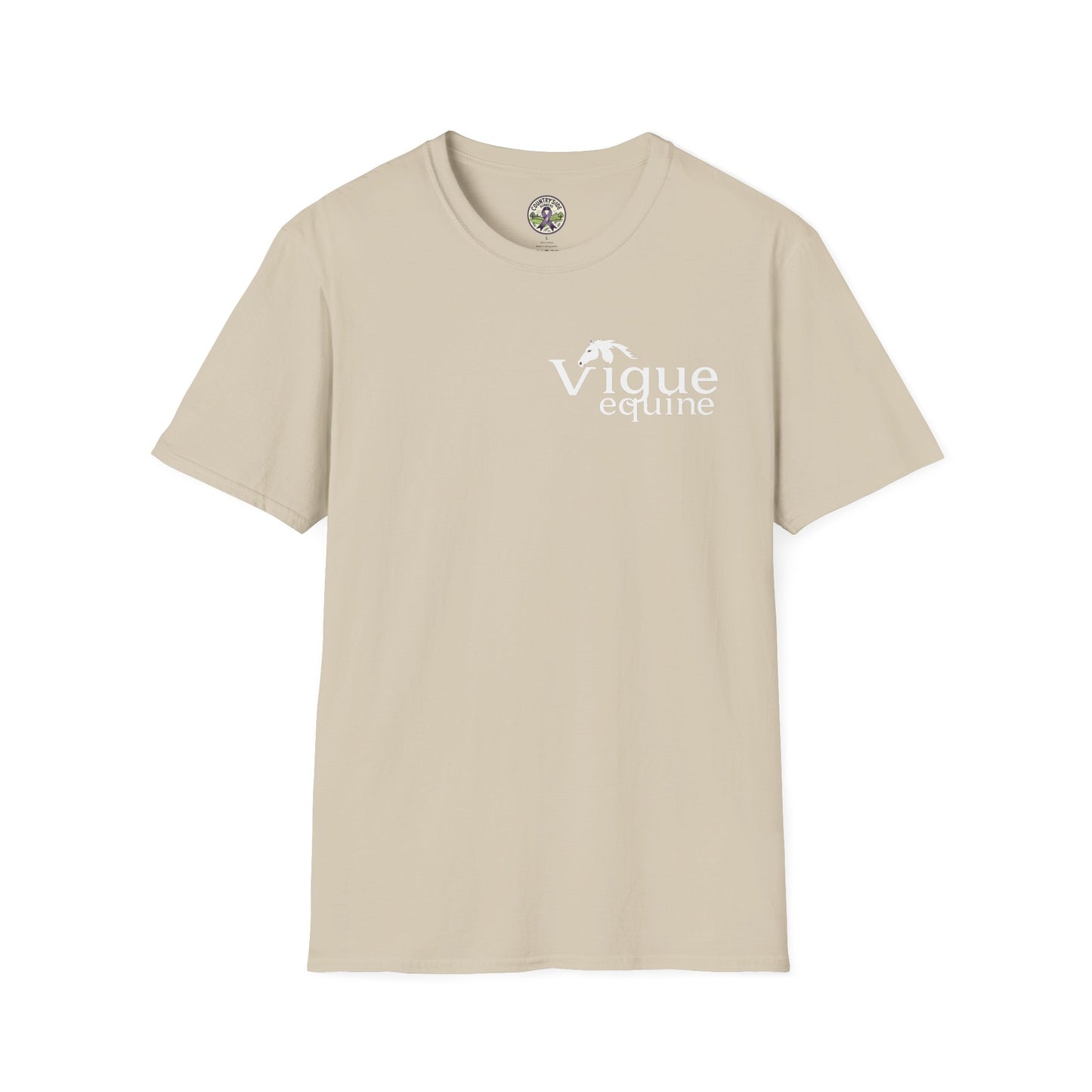 Vigue Equine LLC Merch for Countryside Runners- soft style t-shirt
