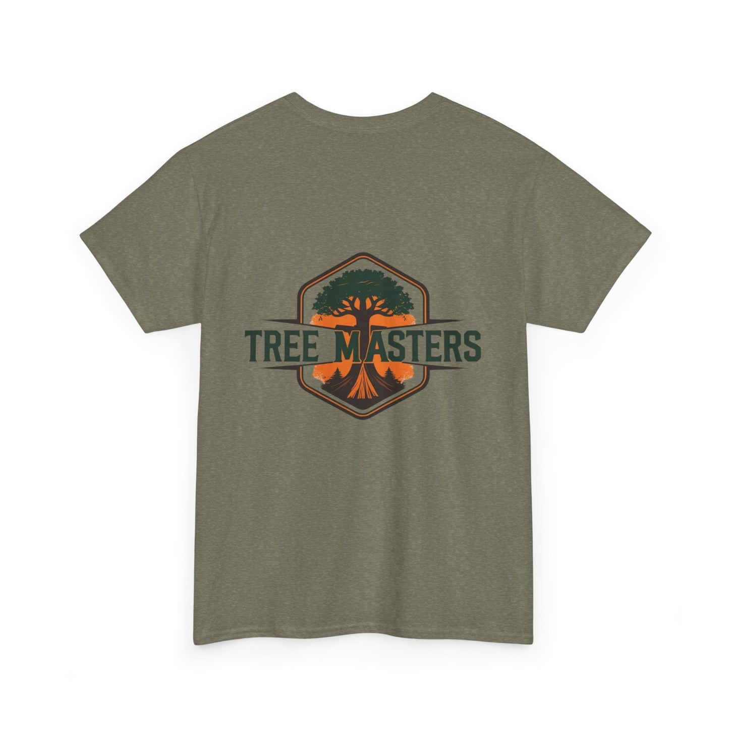 Blue collar line- Tree Masters Unisex Heavy Cotton Tee | Nature Lover Shirt, Camping Tee, Outdoor Enthusiast Gear, Adventure Gift, Eco-Friendly Fashion